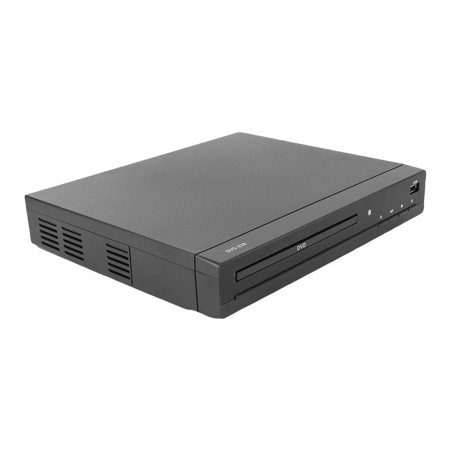 Odtwarzacz DVD, Skalowanie do 1080p, Wiele Regionów, Odtwarzanie w Wielu Formatach, Skanowanie Progresywne, Superkompaktowa Konstrukcja z Portem USB do Kina Domowego (wtyczka UE)
