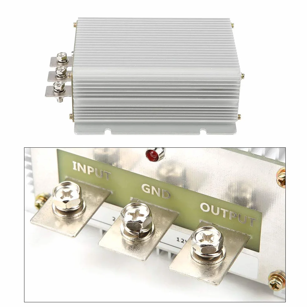 24V do 12V 60a Nieizolowana przetwornica DC Zasilacz obniżający o dużej mocy 720W - Idealny do zastosowań motoryzacyjnych i przemysłowych