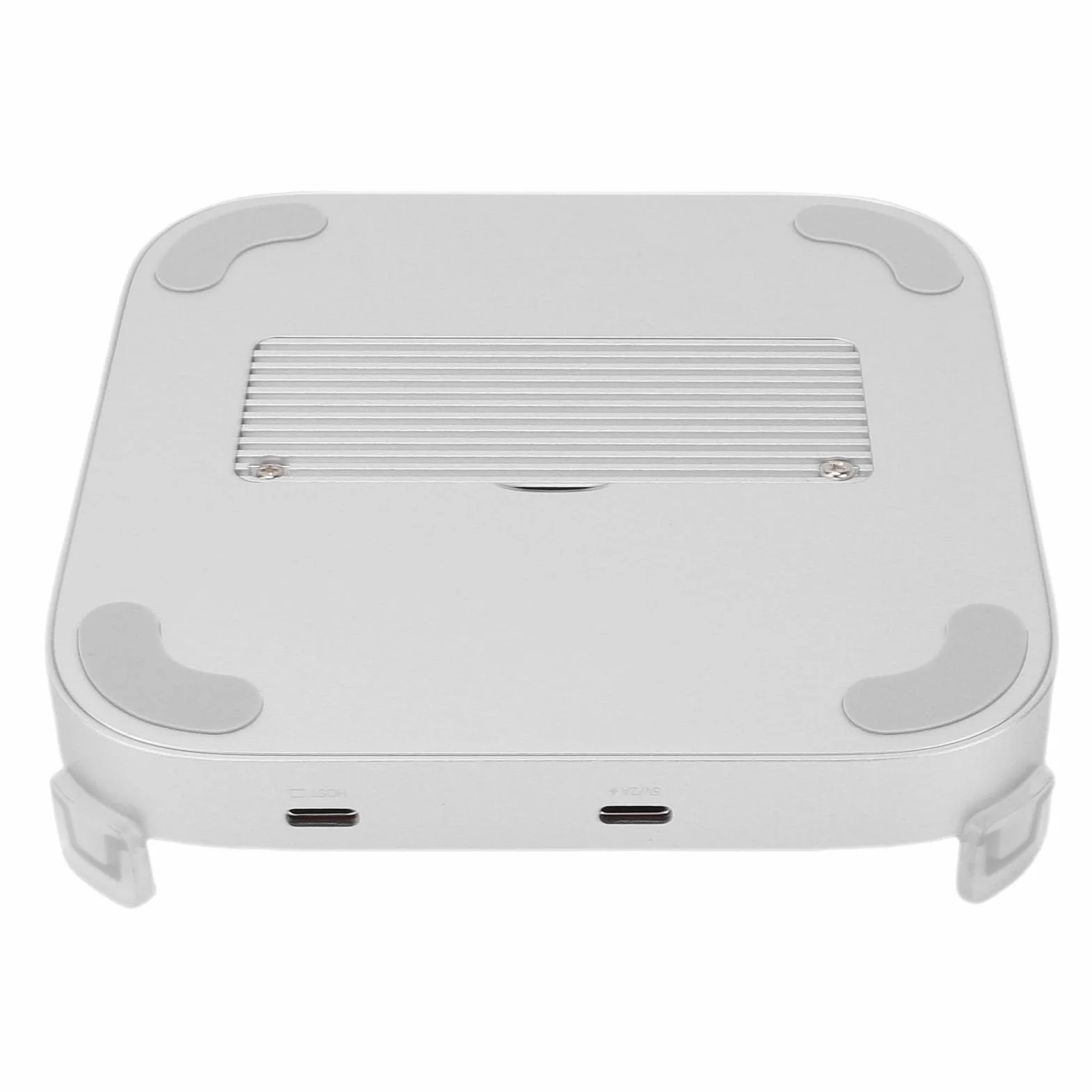 Asixxsix Stacja Dokująca Mini M4, Aluminiowy Koncentrator 7 w 1 z obsługą Obudowy Dysku SSD M.2 NVMe 2230 2242 2260 2280 Do 16 TB, Mini Stacja Dokująca z Hostem USB C 10 Gb/s i Gniazdem Karty Pamięci