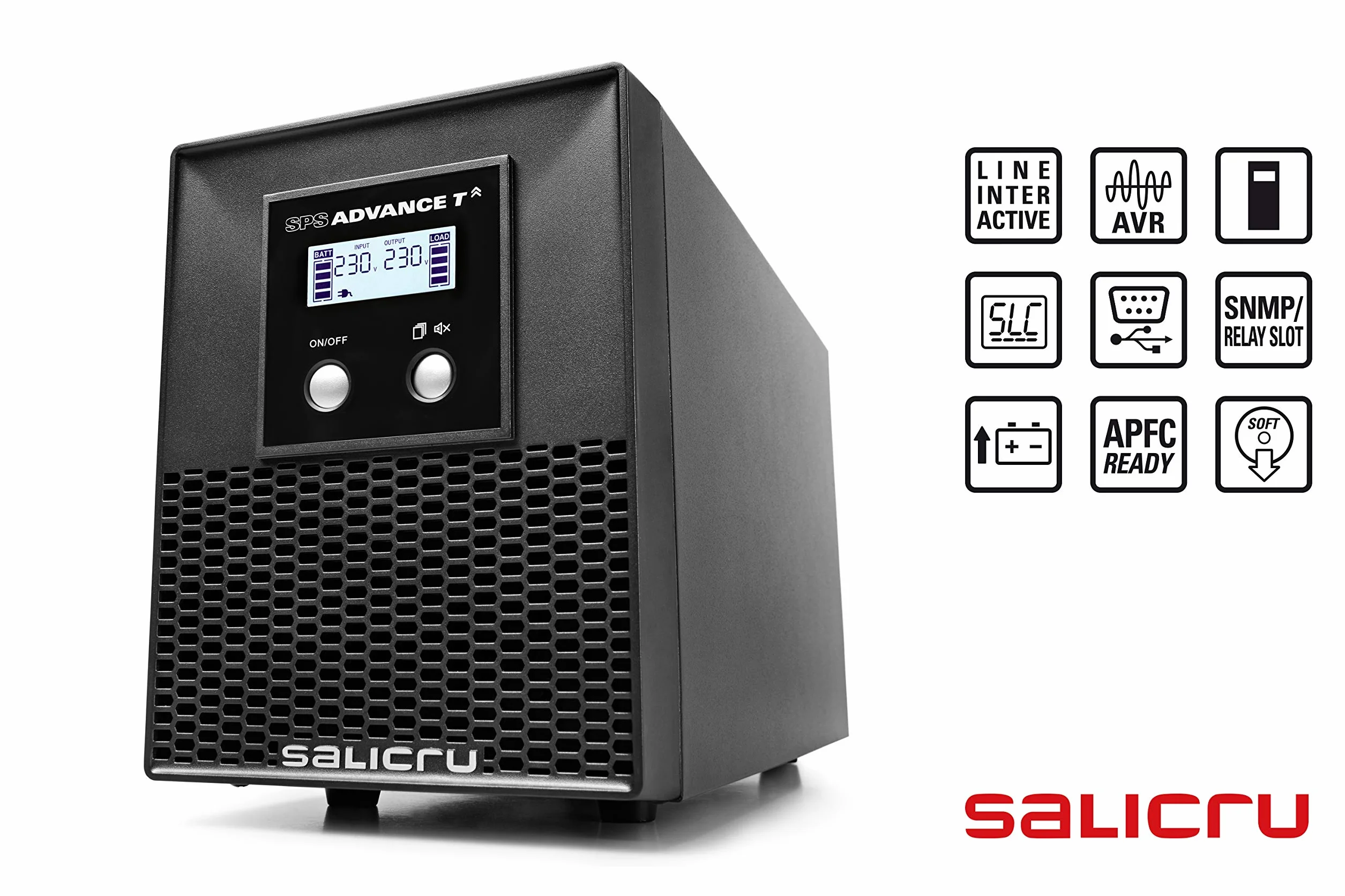 USV SALICRU SPS 1000 ADV T, Line Int, 4xIEC, 1kVA/0,7kW, 6A0EA000002