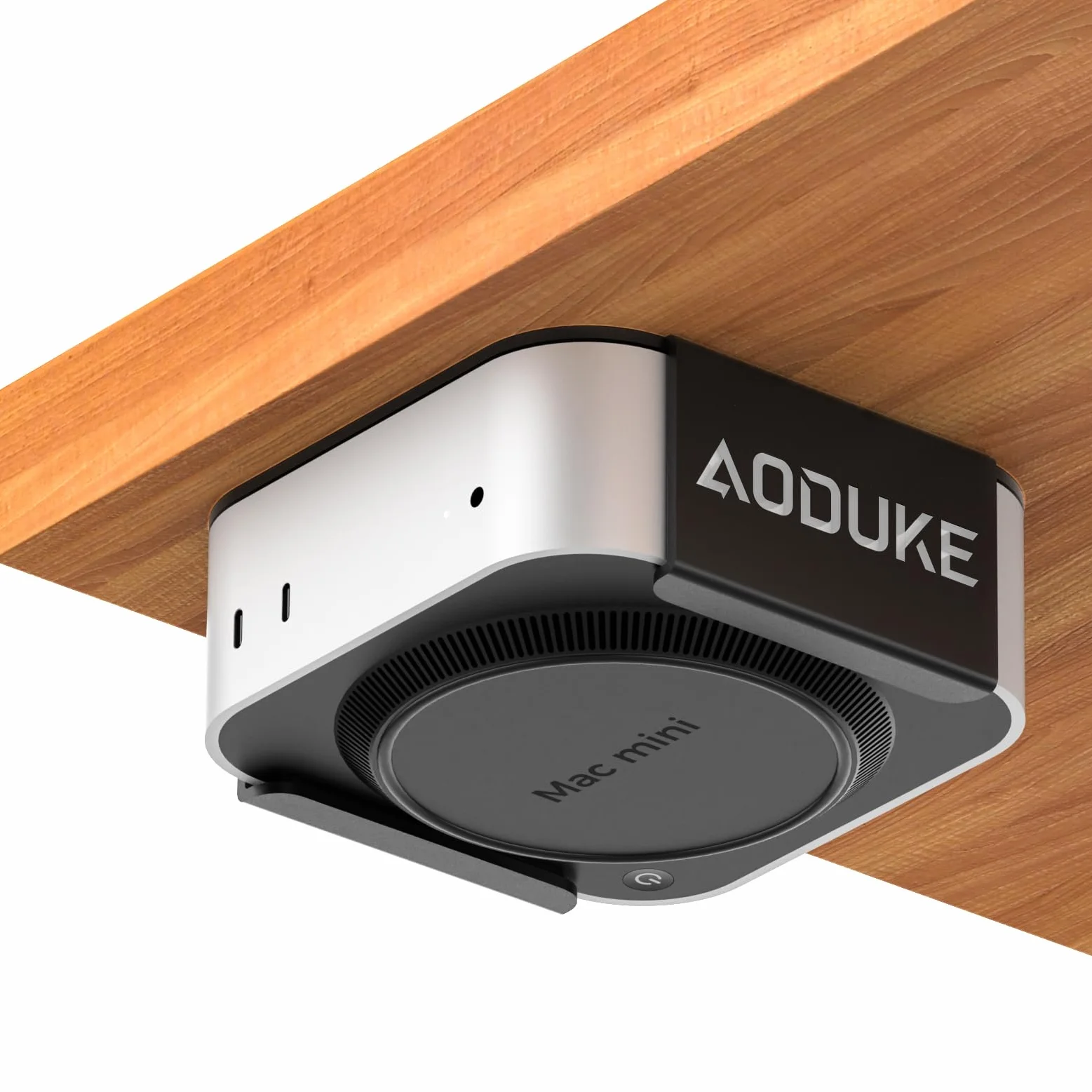 Stojak do montażu ściennego Mac mini M4 ze stopu aluminium, 2024 Mac mini M4 Pro, wiszący stojak kompatybilny z uchwytem na monitor VESA lub gipsową ścianą, akcesoria dokujące-AJM4-B