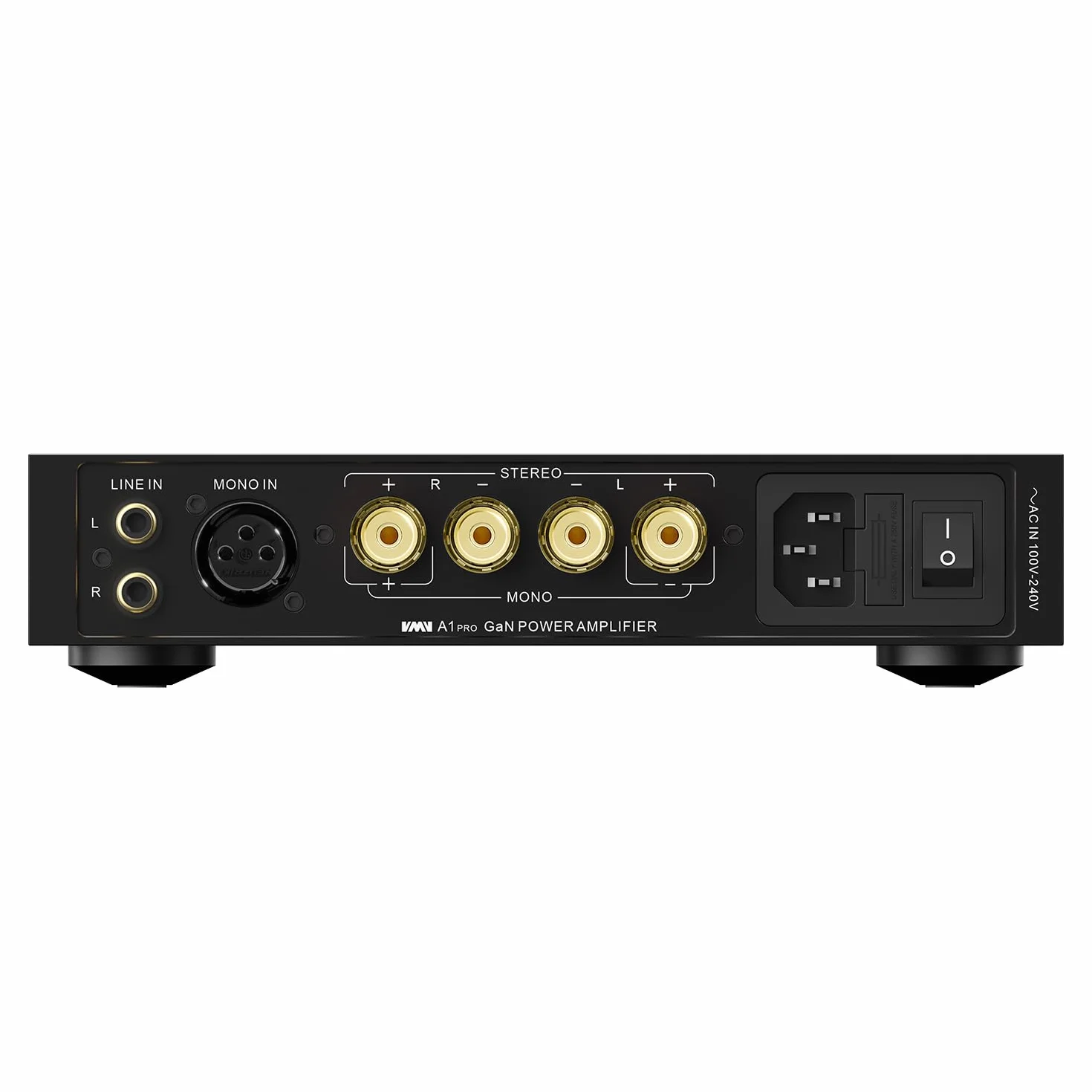SMSL VMV A1pro Wzmacniacz mocy z azotku galu, tryb stereo/mono, 4x moc, układ Hi-End PGA2311, wejścia XLR/RCA, pozłacane, kompatybilne z przedwzmacniaczem D1pro DAC