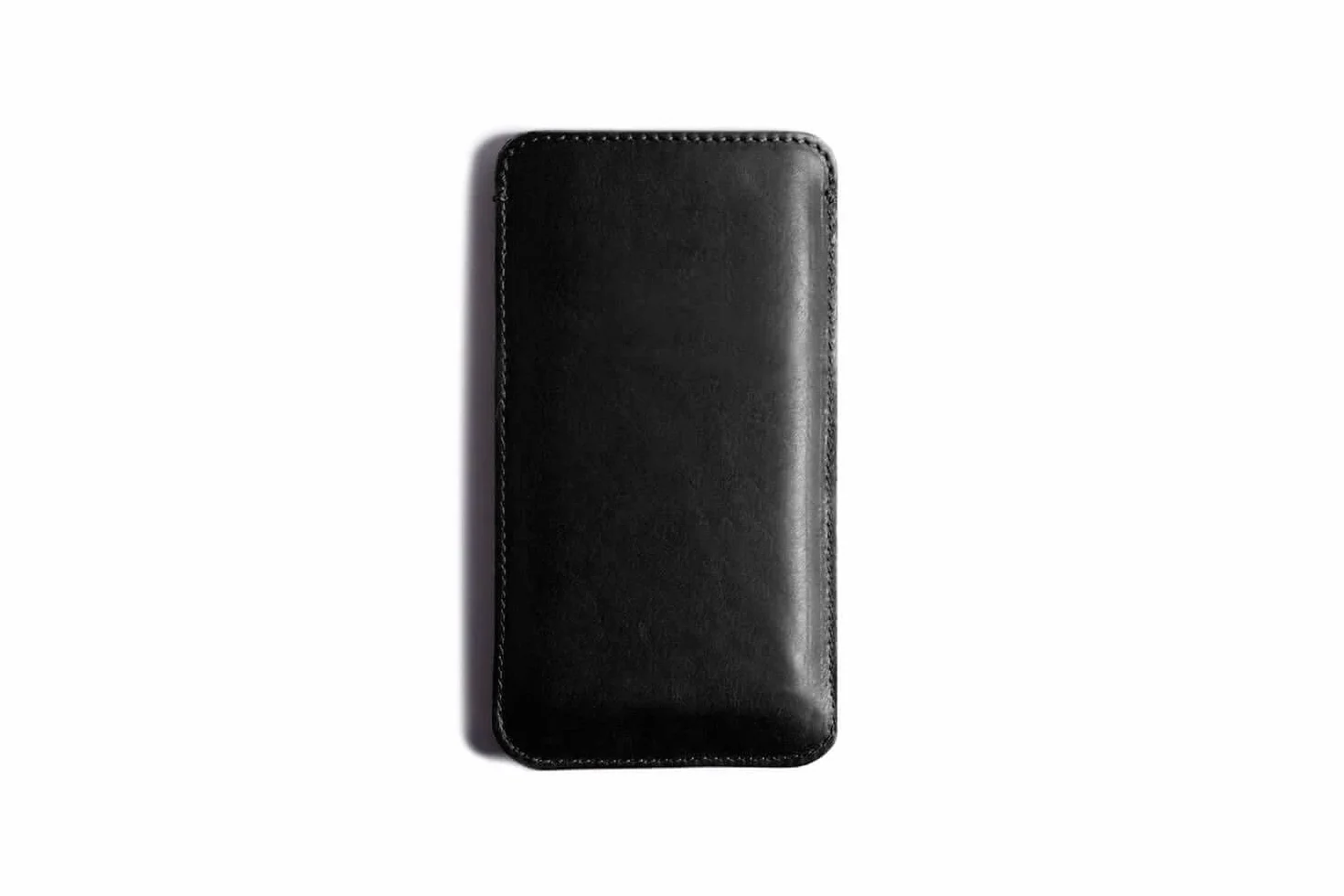 Harber London Cienkie skórzane etui na smartfona (iPhone SE (2020), czarne)