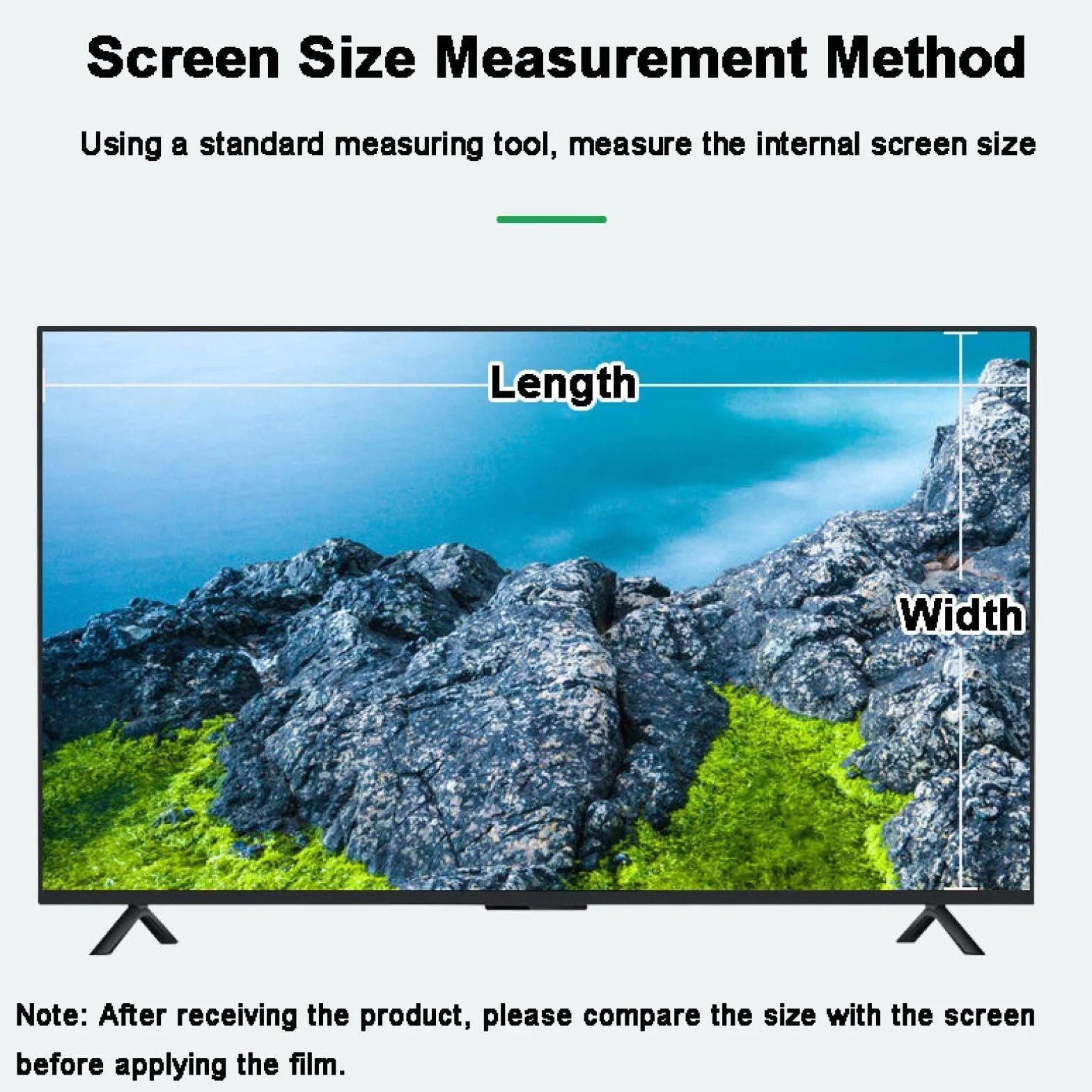 Ochraniacz ekranu do 43-calowego telewizora Pet Anti-Blue Light Film Matowa HD Led Smart TV Monitor Odporna na zarysowania folia