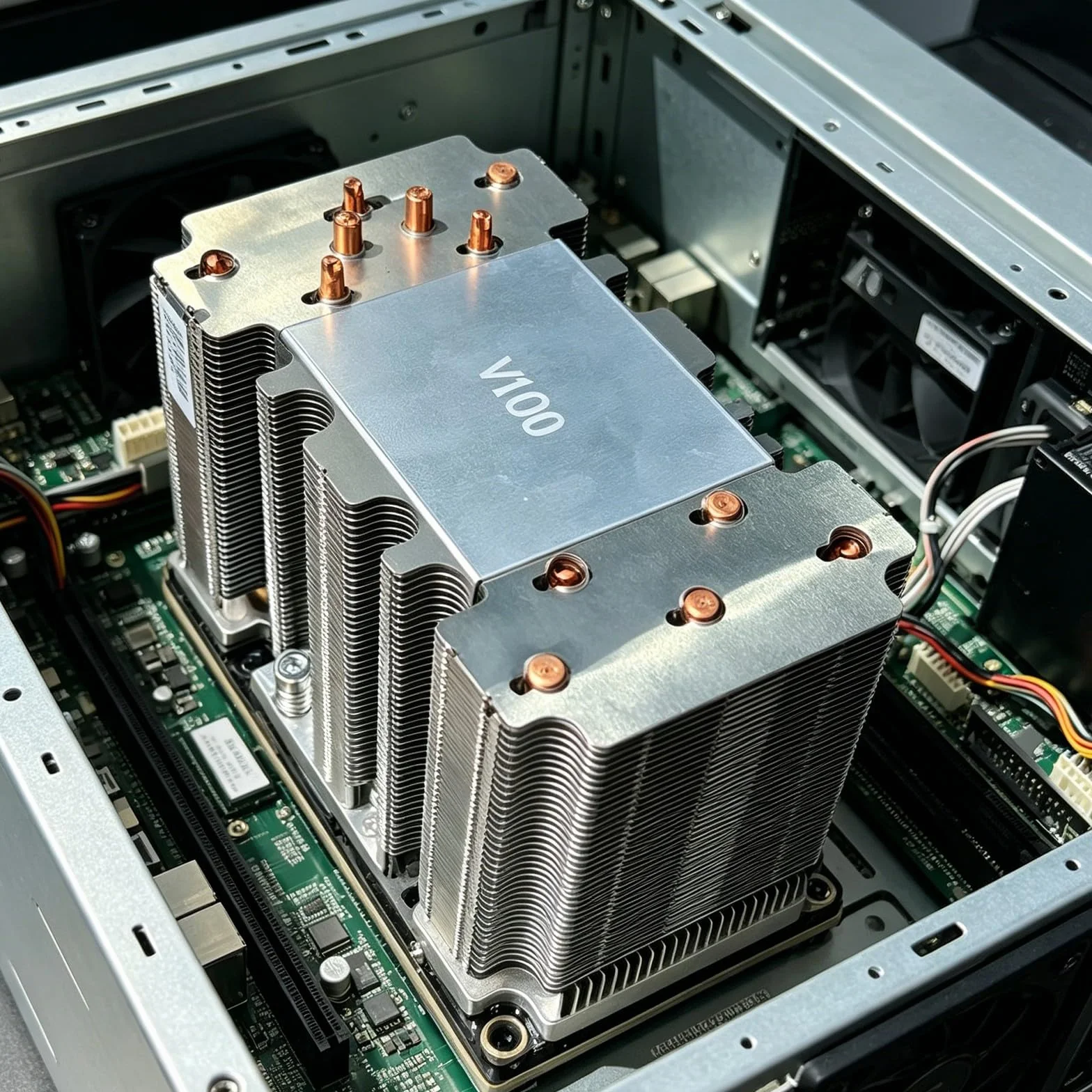 Radiator chłodzący GPU do V100 P100 SXM2 GPU pasywna naprawa płetwy część sprzętowa