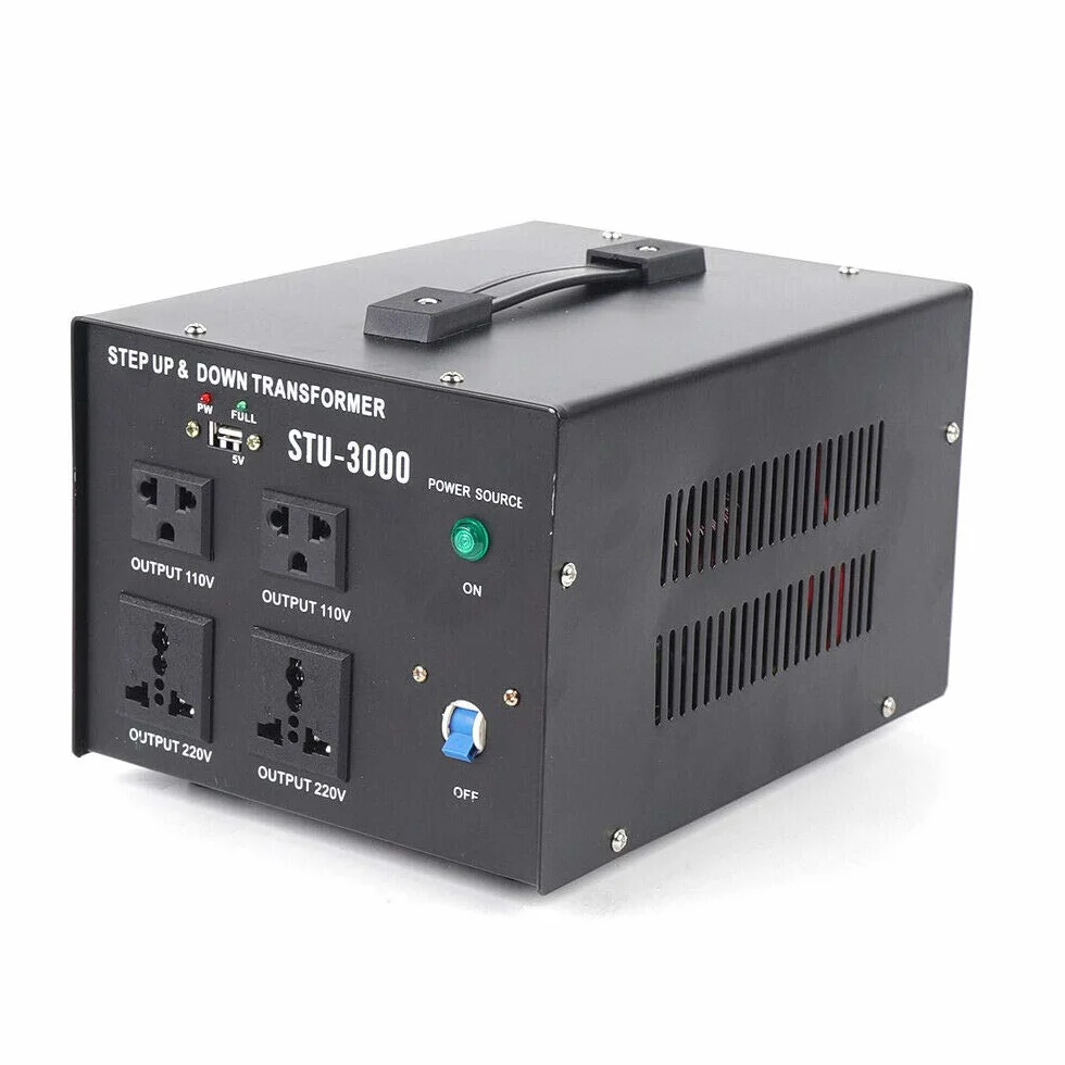 Przetwornica napięcia, 110 V-220 V, 3000 W, USB, konwerter napięcia