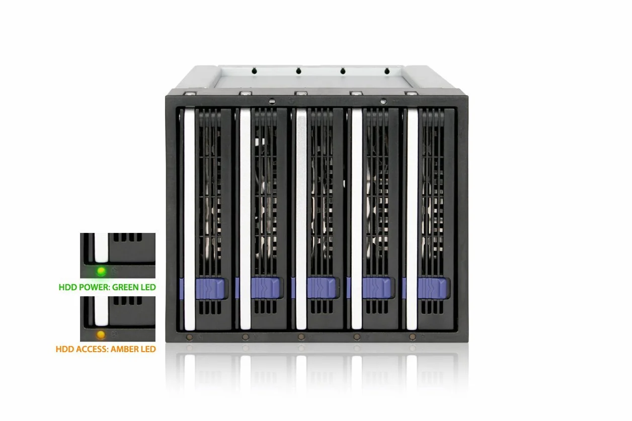 Icy Dock MB155SP-B FatCage wewnętrzny moduł tylny 5 w 3 SATA