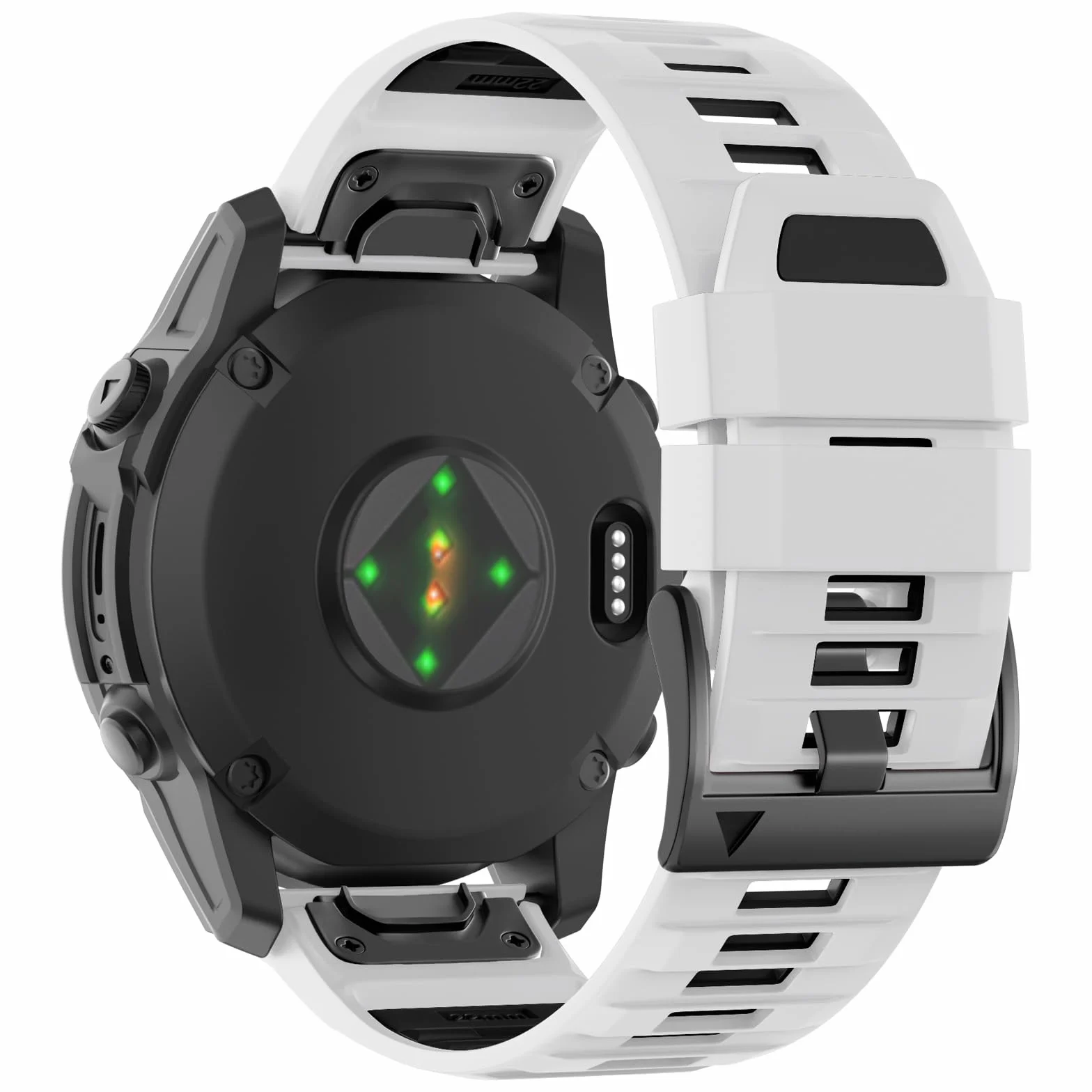 Pasek do zegarka Garmin Fenix 8 47 mm, Fenix 7 Pro, Fenix 7, Fenix 6 Pro, Fenix 6, Fenix 5, Epix Pro 47 mm, Fenix E, silikonowy pasek QuickFit 22 mm