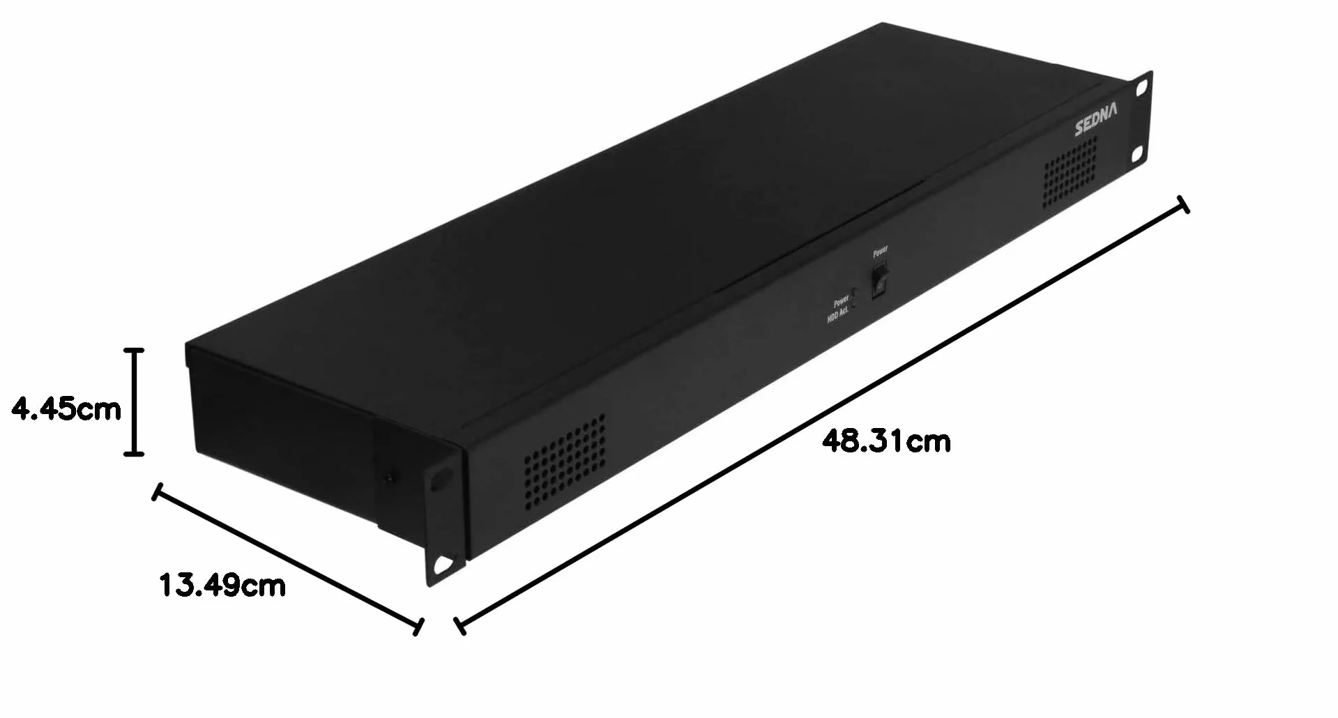 SEDNA – 1U stojak do montażu USB 3.1 Gen II (10 Gbp) obudowa RAID z podwójnym dyskiem twardym