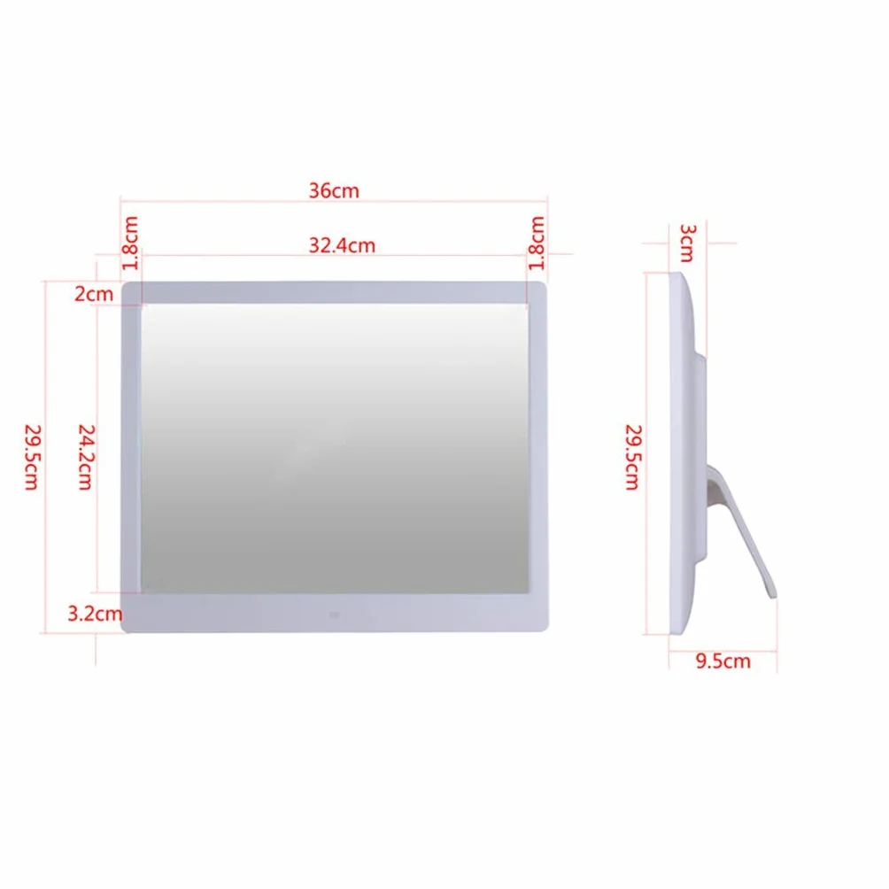 Ramka na zdjęcia 43.2 cm cyfrowy elektroniczny album fotograficzny/43.2 cm maszyna reklamowa/budowlana maszyna reklamowa Pokaż zdjęcia Obsługa wysokiej rozdzielczości karty USB i SD, czarny