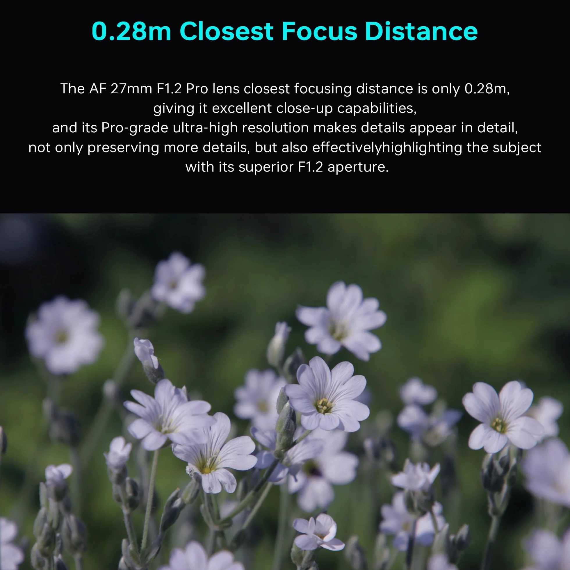 VILTROX Obiektyw 27 mm f/1.2 E Pro, obiektyw Auto Focus APS-C Prime do aparatu bezlusterkowego Sony E-Mount a7R a7IV a7RIII a7RIV a7RV A1 FX3 ZVE1 A7CII a6000 a6600 a6700 ZV-E10 FX30