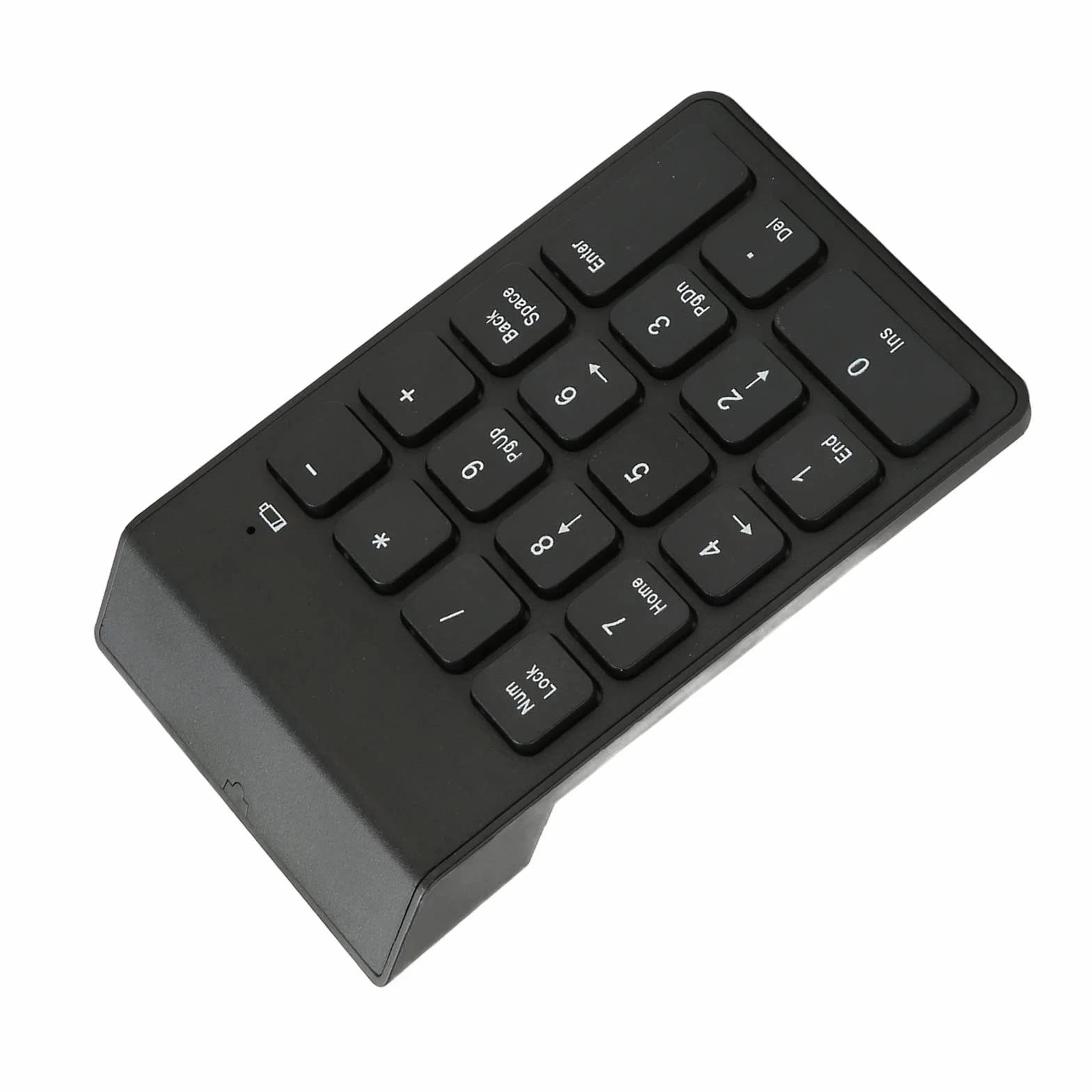 Bezprzewodowa Klawiatura Numeryczna, 18 Klawiszy Przenośny Numer Numpad z Odbiornikiem USB 2.4G dla Tabletów z Systemem Android, dla Systemu Linux, Komputerów Stacjonarnych, dla