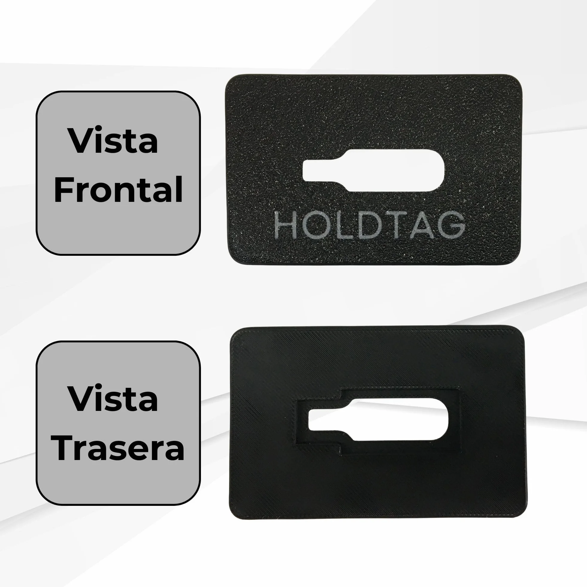 Stojak na karty do YubiKey 5 NFC i 5C NFC - Etui ochronne i uchwyt na karty z gniazdem zapobiegającym zgubieniu portfela, plecaka i etui na karty (klucz bezpieczeństwa nie wchodzi w zakres dostawy) (1