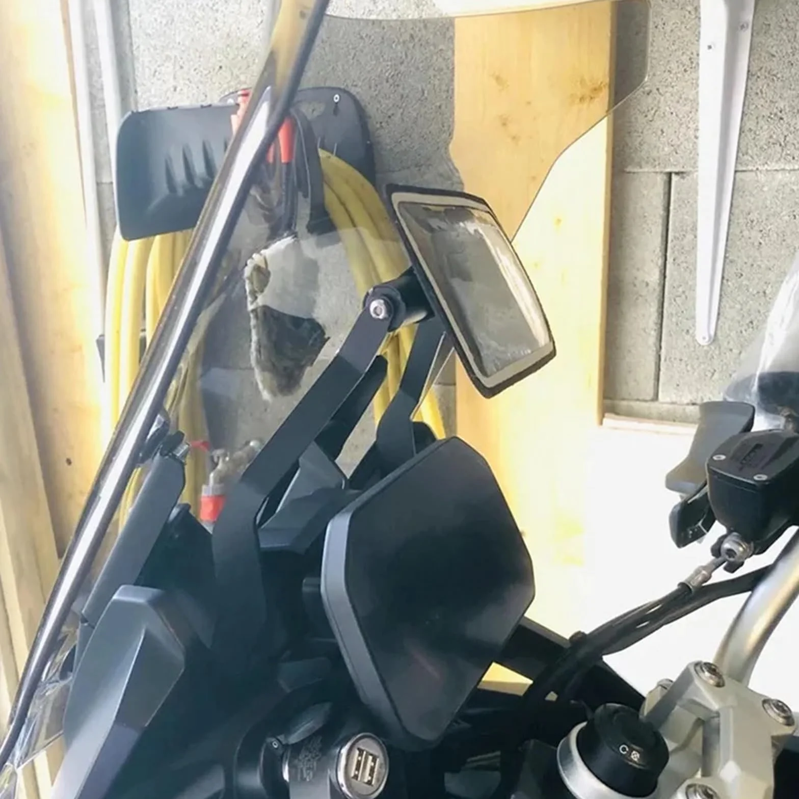 Uchwyt do nawigacji GPS Uchwyt na płytę nawigacyjną GPS/SMARTFON do motocykla, adaptacyjny, pasujący do BMW F800GS F800 GS 2024-2025 Motocyklowy uchwyt do nawigacji