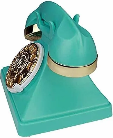 Telefon domowy Telefon antyczny z tarczą obrotową w stylu zachodnim Antyczne przechowywanie numerów Telefon retro z tarczą obrotową Telefon stacjonarny