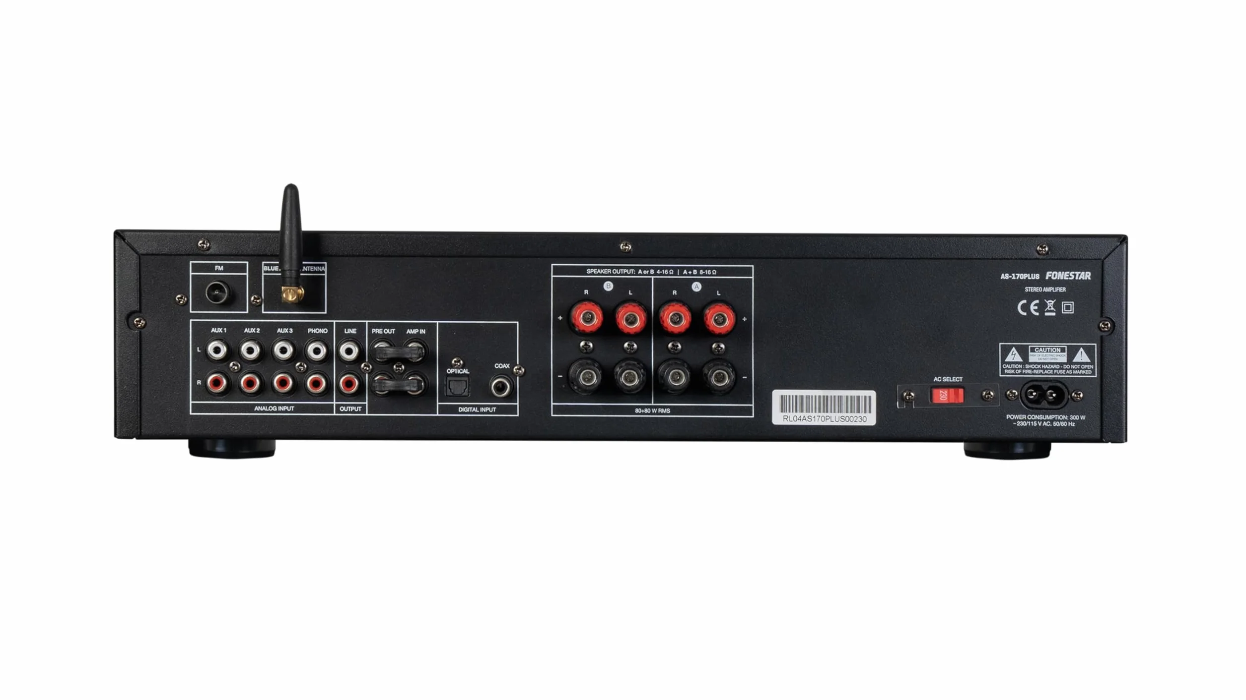 Wzmacniacz stereo Bluetooth®/USB/FM