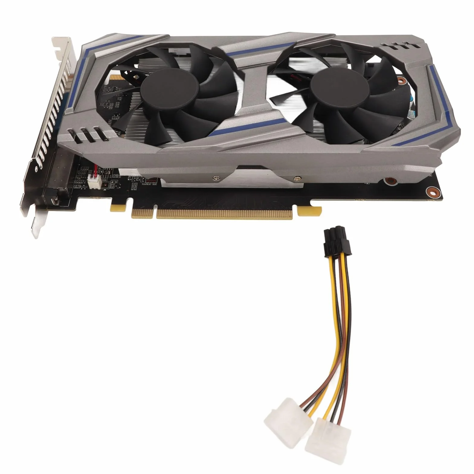 Karta Graficzna 128BIT GDDR5 PCI Express2.0 Podwójny Wentylator Stacjonarny Komputer Stancjonarny Dyskretna Karta Graficzna do Gier Doskonała wydajność dla Entuzjastów Gier