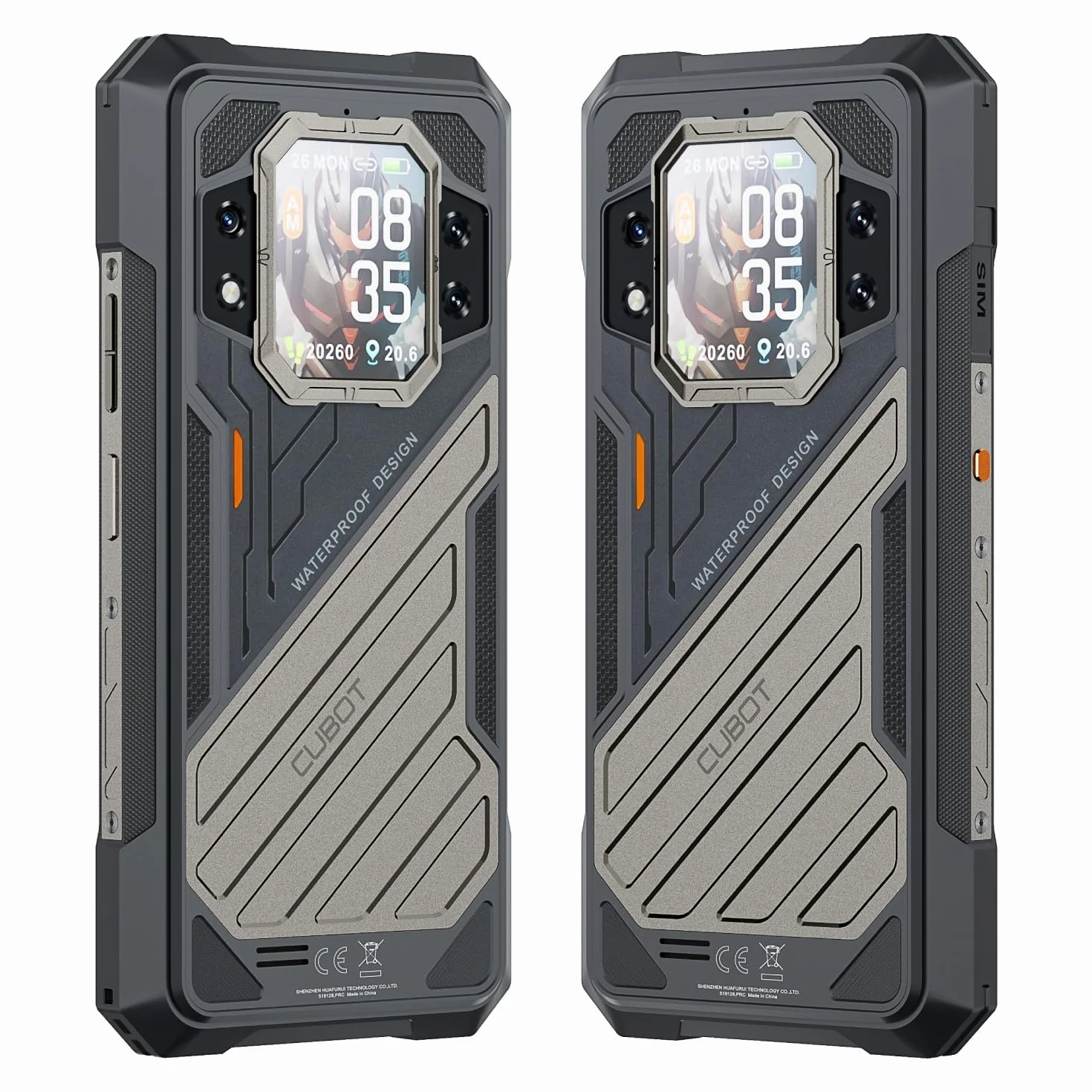 KingKong X PRO 5G - Smartfon 6,72" FHD+ 144Hz, 48GB RAM (24GB+24GB rozszerzalne), 256GB ROM, aparat 100 MP, bateria 10200mAh, Android 14, Dimensity 8200, czarny.