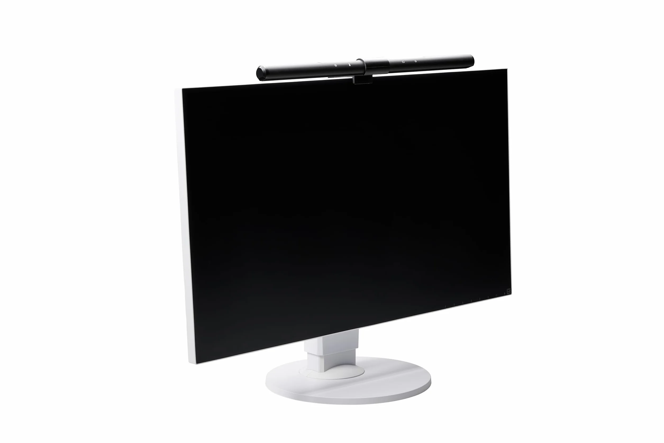 Alco-Albert - lampa LED do monitora z zaciskiem 40 cm, czarna | Wykonana z aluminium, z portem USB, funkcją ściemniania i czujnikiem światła