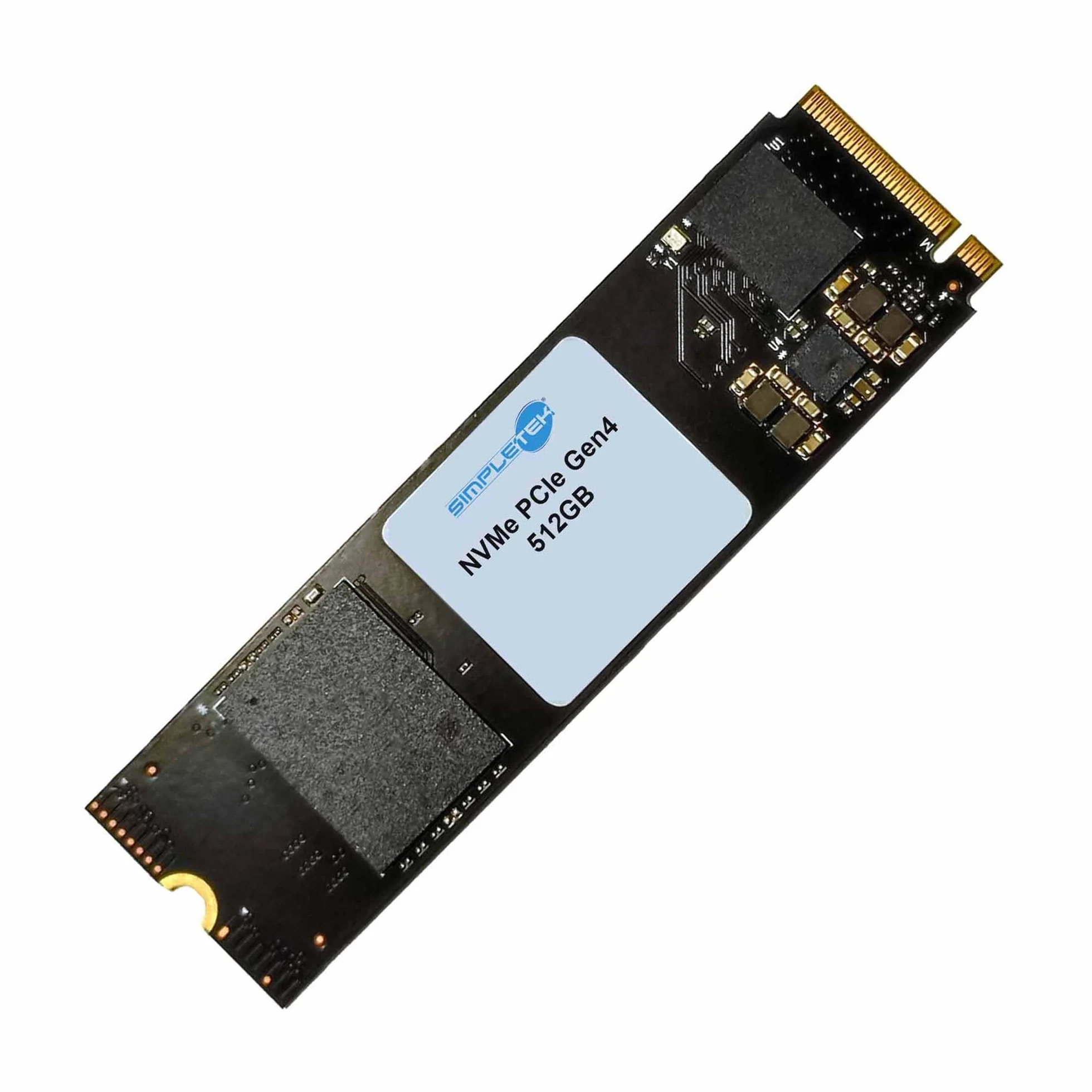 SIMPLETEK Wewnętrzny dysk SSD M.2 NVME PCI 4.0 2280 512 GB QLC 4 | 3,3 V 6000 MB/s | dysk SSD idealny do komputerów stacjonarnych i laptopów