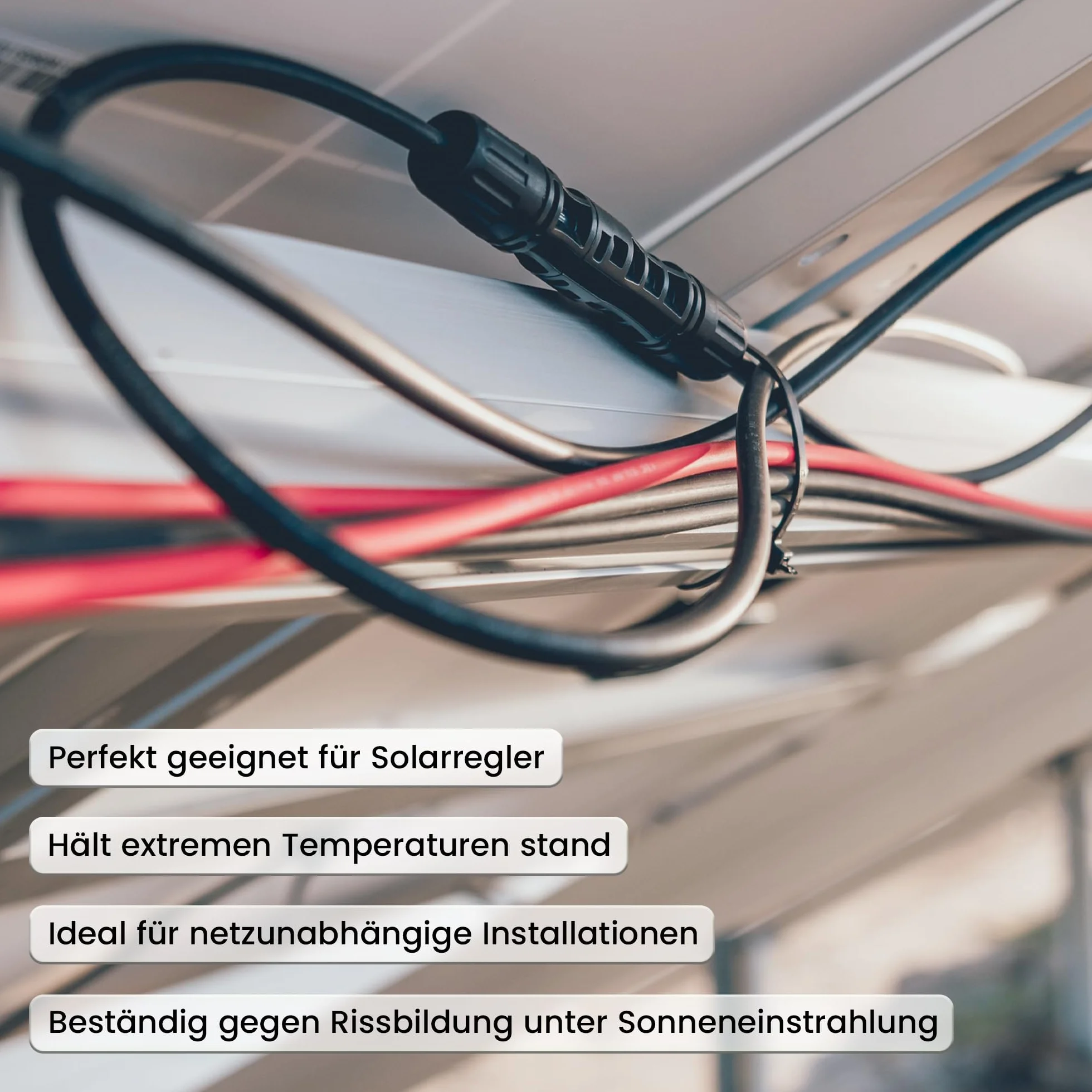 Offgridtec 10 m 6 mm² solarny kabel połączeniowy z wtyczką solarną męski na żeński