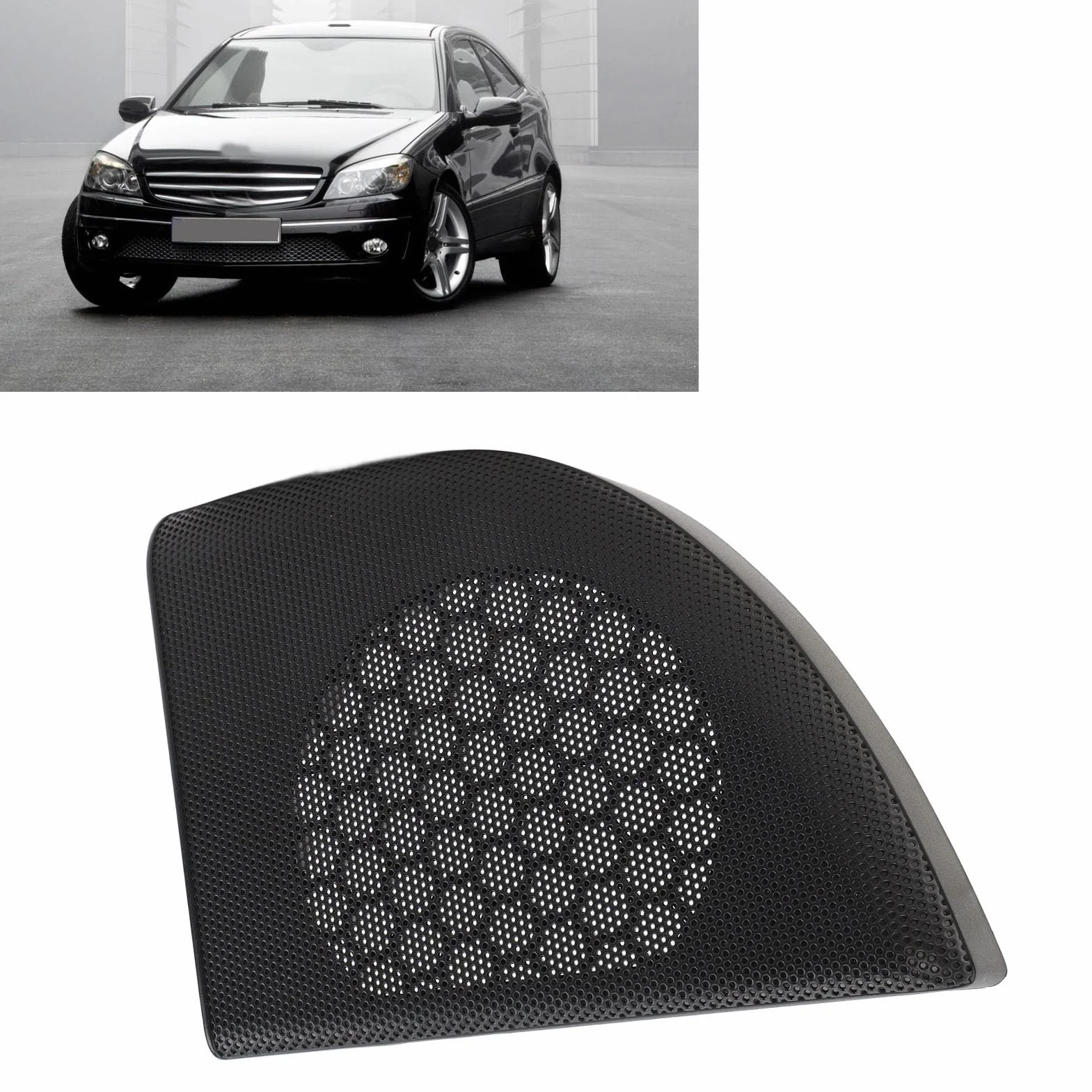 Osłony Głośników na Drzwiach Samochodu Kratka Głośnik Wysokotonowy Osłona Panelu Głośnika Tapicerka Dekoracja Pokrywy (Lewy)