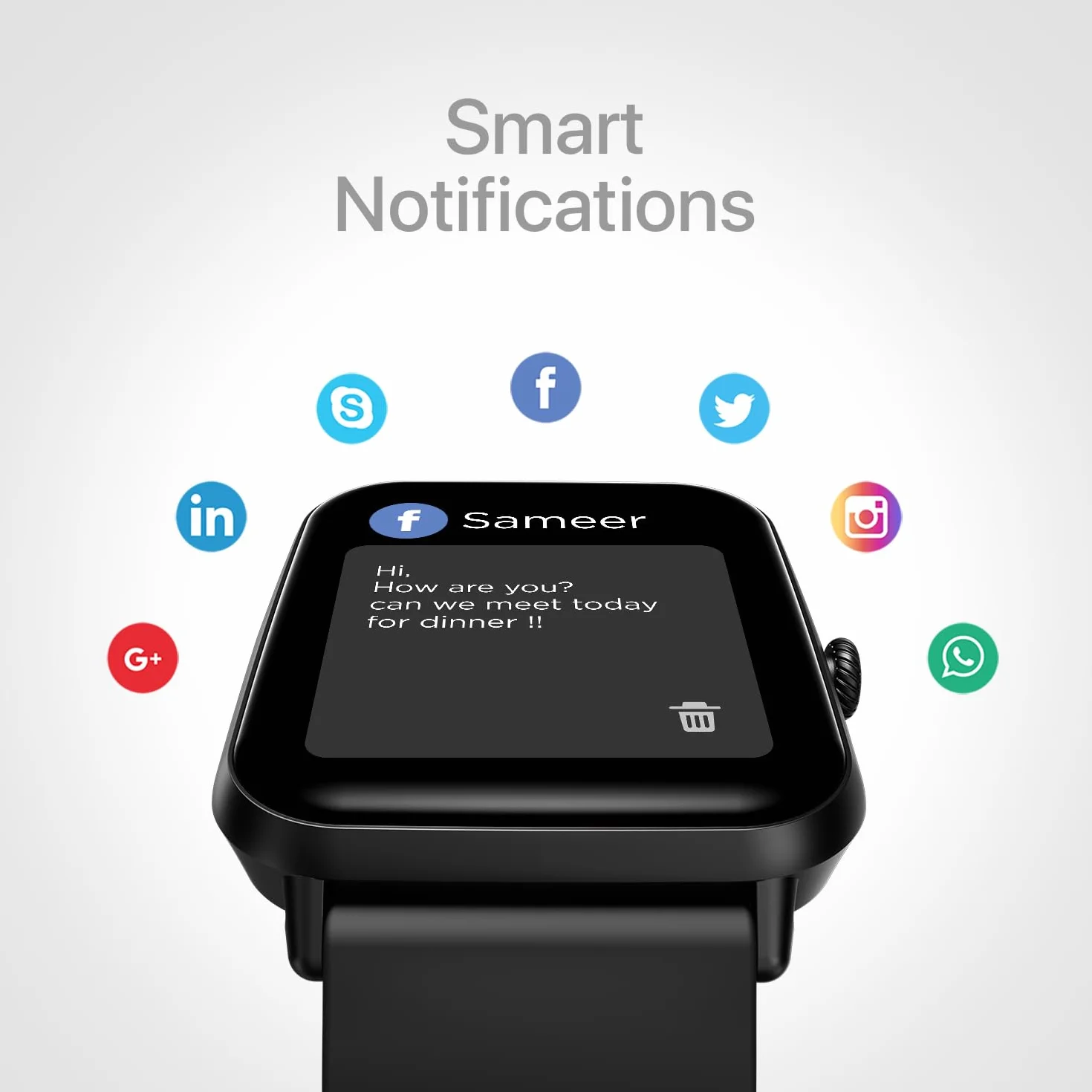 Fire-Boltt Ninja Call Pro Bluetooth Calling Smart Watch, wyświetlacz HD 1,69″, podwójny chip, asystent głosowy AI, 120 trybów sportowych, SpO2 i pulsometr, smartwatch fitness Tracker dla mężczyzn i