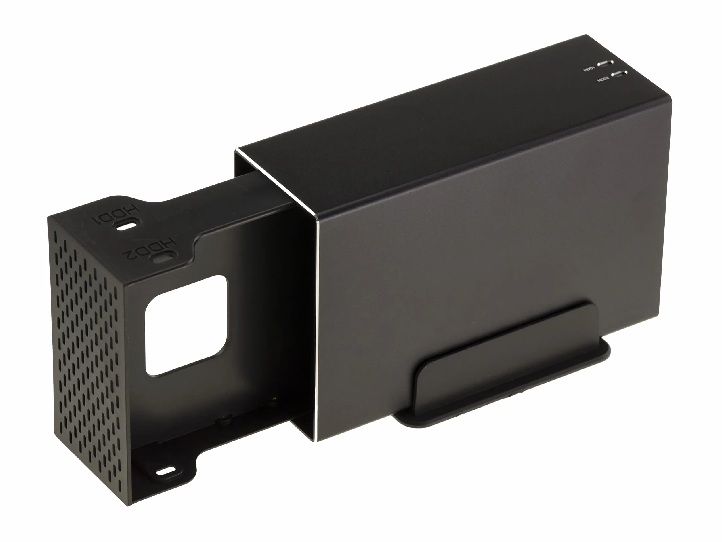 KALEA-INFORMATIQUE Obudowa USB 3.0 5G na 2 dyski twarde SATA z zasilaczem 50 W, pojemność 32 TB. Sprzętowy RAID 0 1 0+1