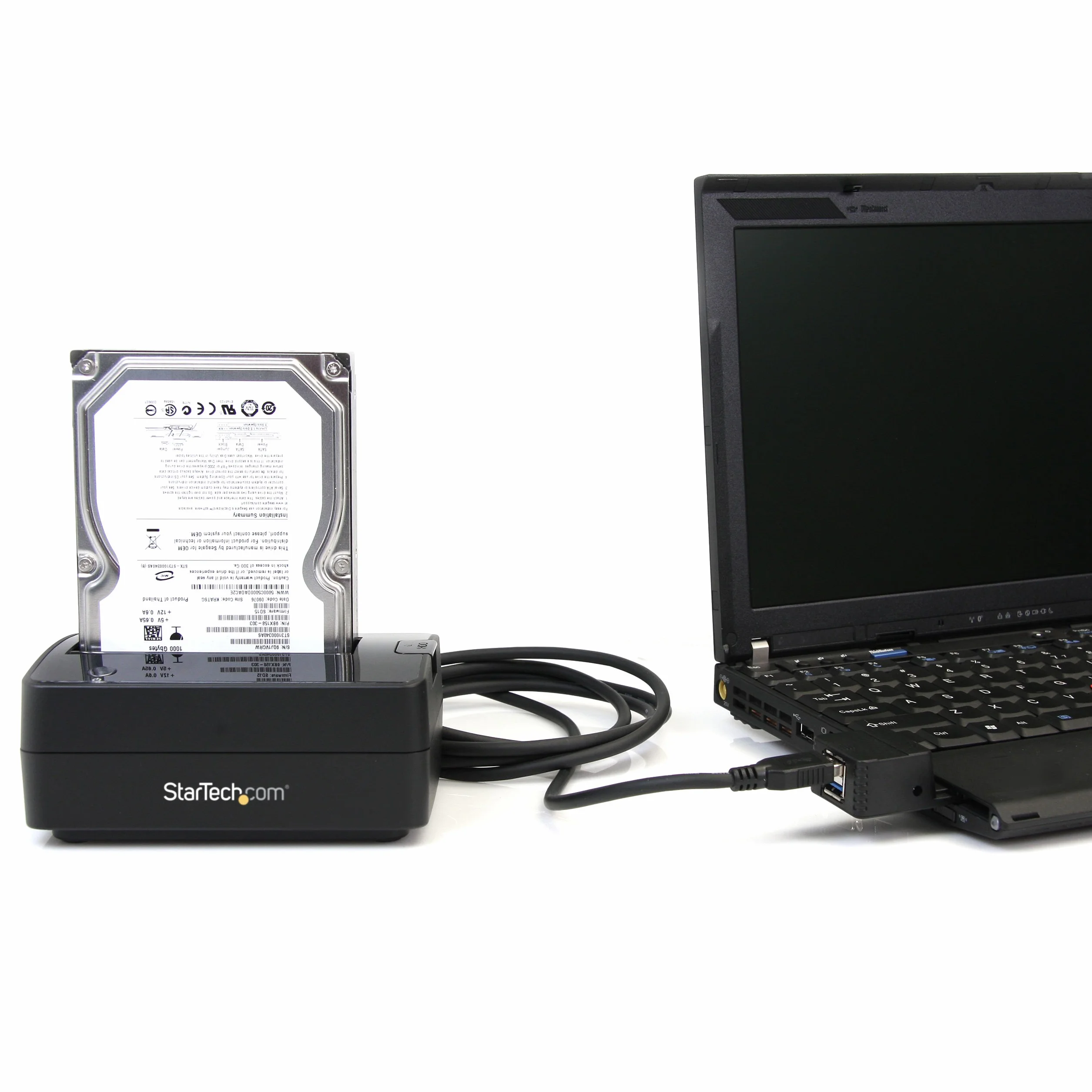 StarTech.com SATA stacja dokująca do dysków twardych na USB 3.0 6,4/8,9 cm (2,5/3,5 cala), stacja dokująca HDD USB 3, Hard Drive Dock 2,5/3,5 cala