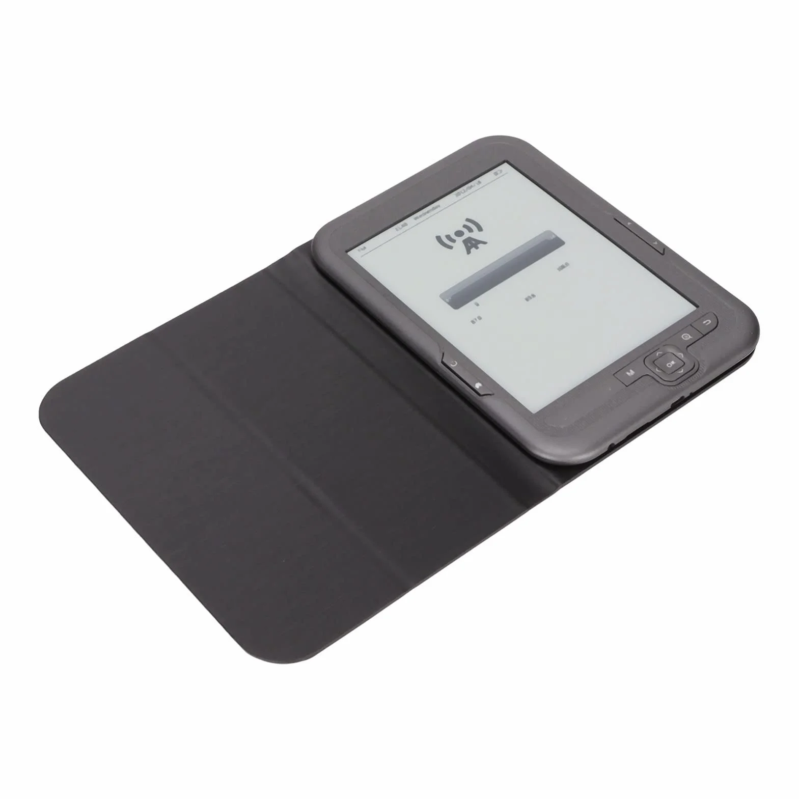 Ereader, Czytnik Ebooków 6In 800X600 HD Ink Screen, Ink Screen E Reader z Futerałem Ochronnym Słuchawki, Obsługa Funkcji Zoom, Zakładki, FM, Odtwarzanie Muzyki Redukcja Niebieskiego(4 GB)
