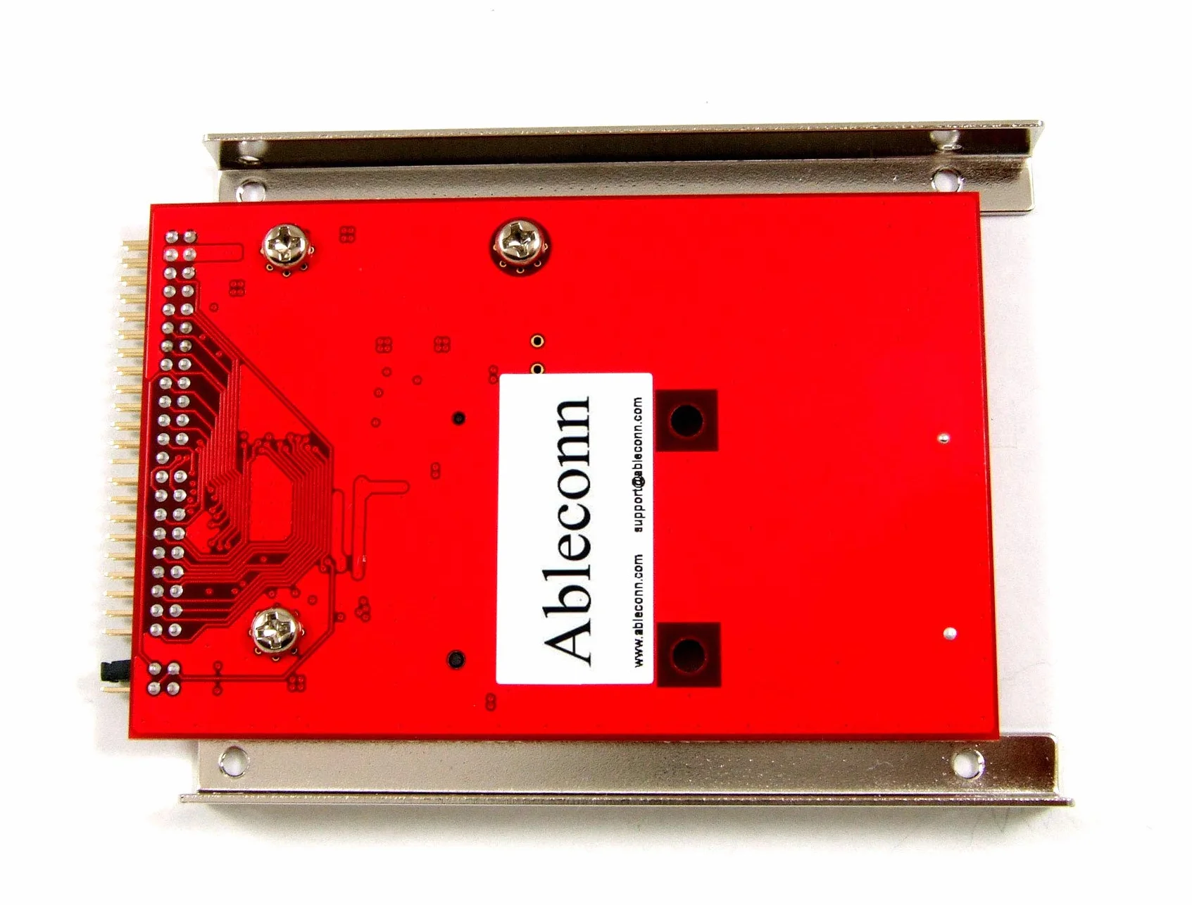 IIDE-MSAT mSATA SSD na 2,5-calowy konwerter adaptera IDE z aluminiowym wspornikiem ramy - Zatrzask i zatrzymaj mSATA SSD jako dysk SSD 9,5 mm 2,5 IDE