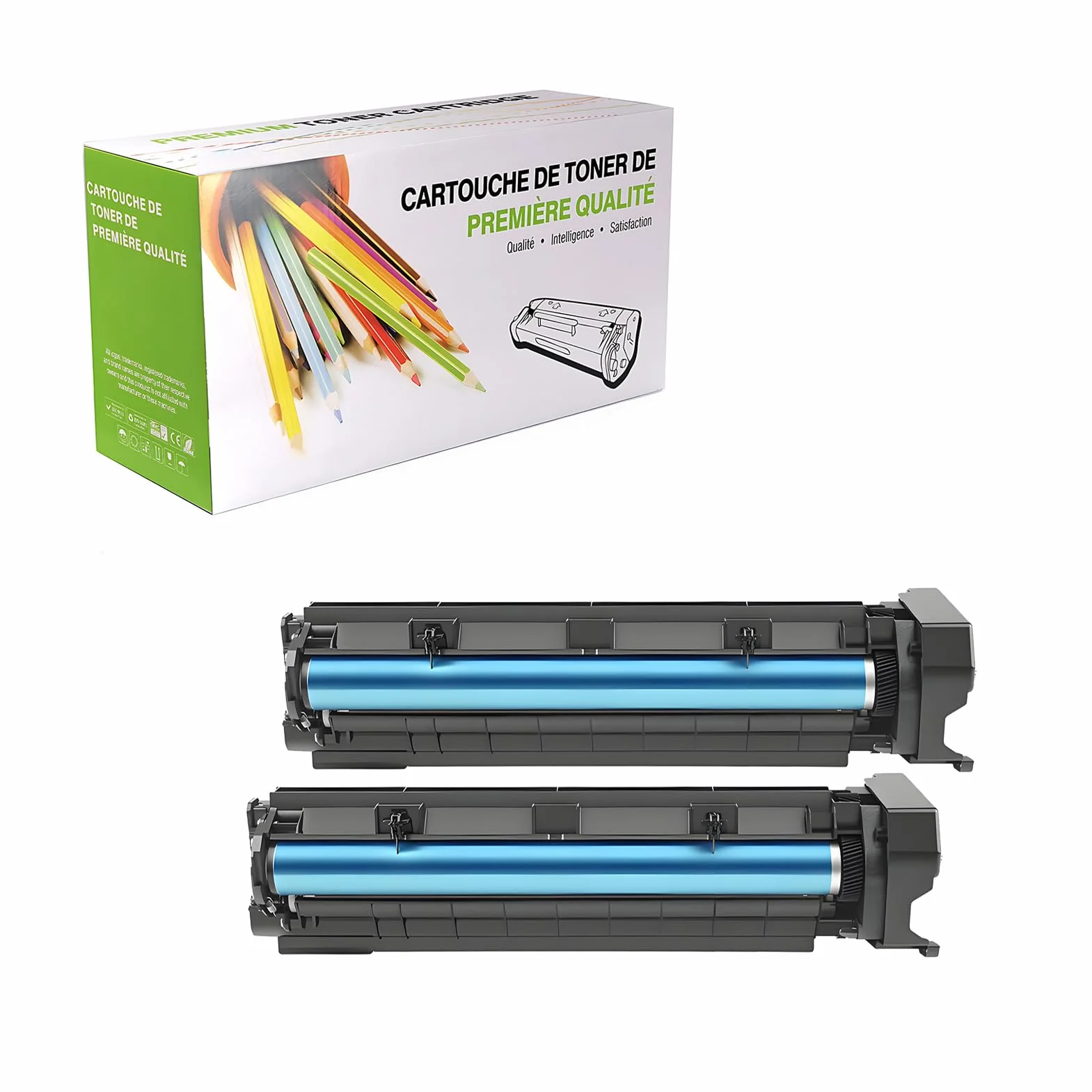 Kompatybilny zamiennik zespołu bębna dla Xerox S2011 CT351007 do użytku z Xerox DocuCentre S2011 S2011N S2011NDA S2320 S2520NDA drukarką,(Czarny-100000 stron),2 pack