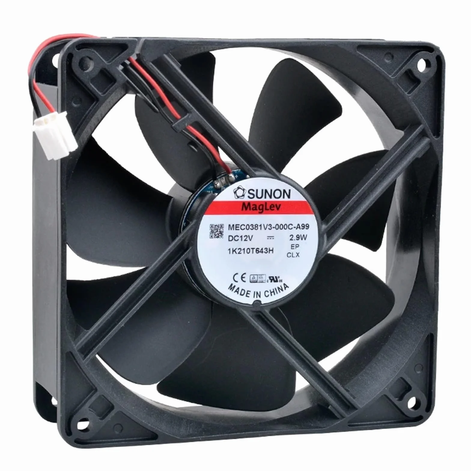 MEC0381V3-000C-A99 Wentylator 12 cm 120 mm 120 mm 120 x 120 x 38 mm DC12V 2,9 W 2 linie Wentylator chłodzący do zasilaczy falownika i motoryzacji