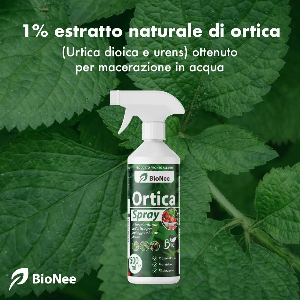 Ekstrakt z pokrzywy w sprayu 500 ml naturalny ochronny wzmacniający dla roślin przeciwko mszycom roztoczom grzybicom do rolnictwa ekologicznego