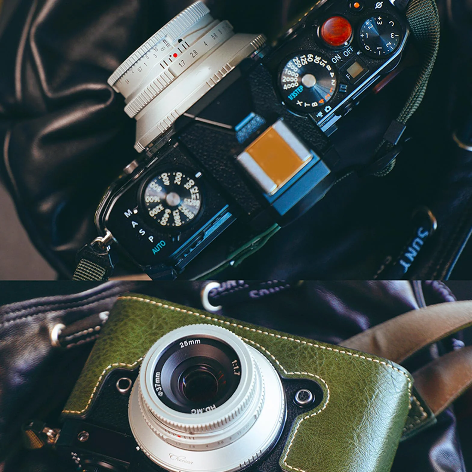 Fabater Obiektyw 25 Mm F1.7 z ręczną regulacją Ostrości, Mocowanie FX i dużą przysłoną, z ręczną regulacją Ostrości Prime Stały Obiektyw do X-E1 X-E2, (SILVER)