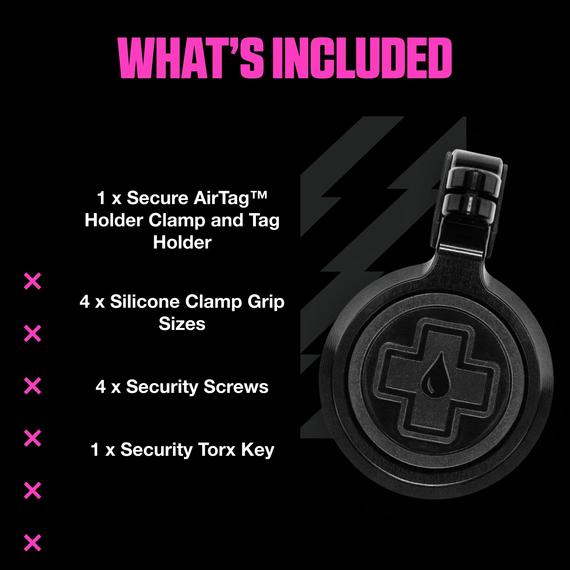 MUC-OFF - Uchwyt na Airtag Powersports