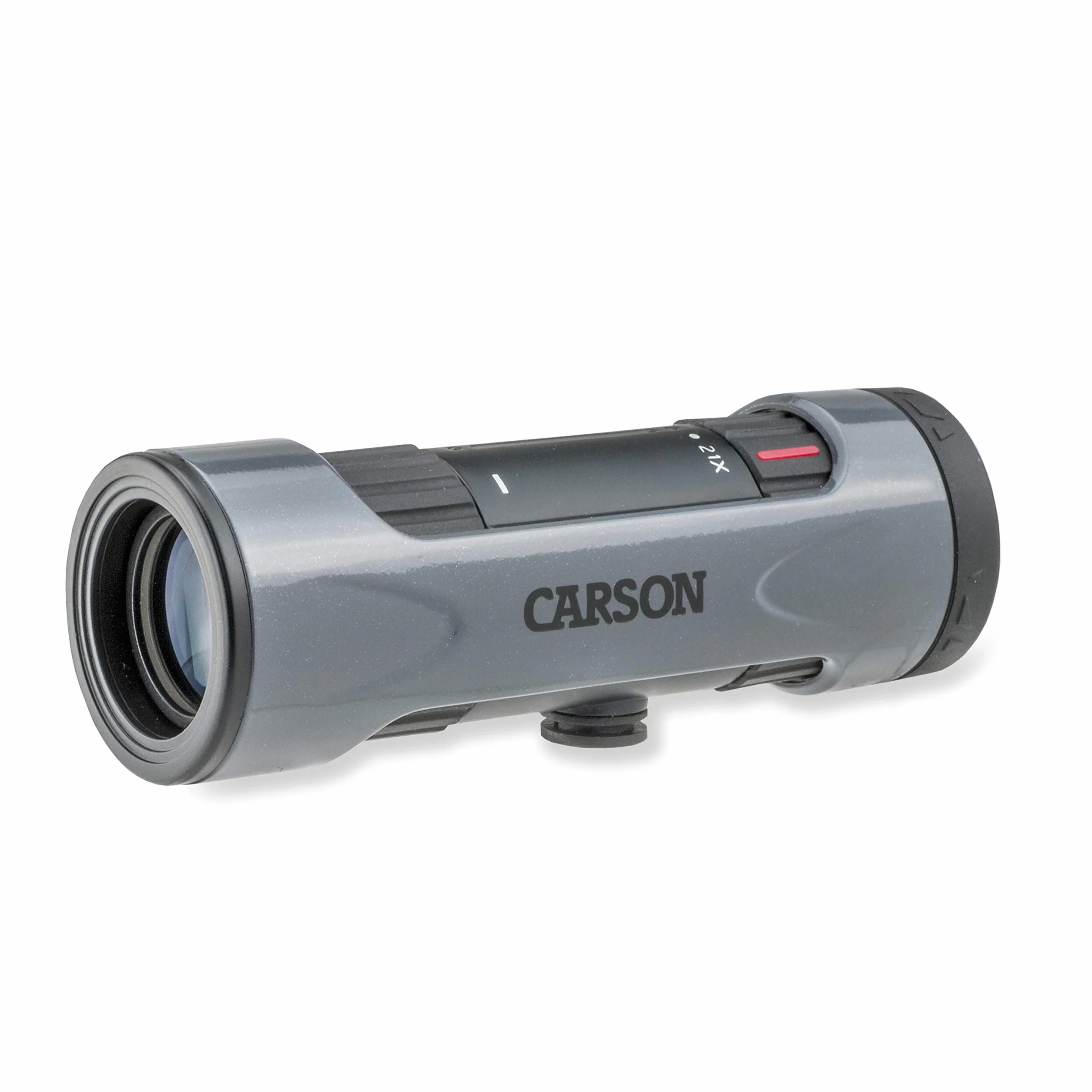 Carson Mono Zoom 7-21x21mm, monokular z zoomem - lekki i przenośny kompaktowy monokular o dużej mocy, w podróży, do aktywności na świeżym powietrzu (ZM-721)