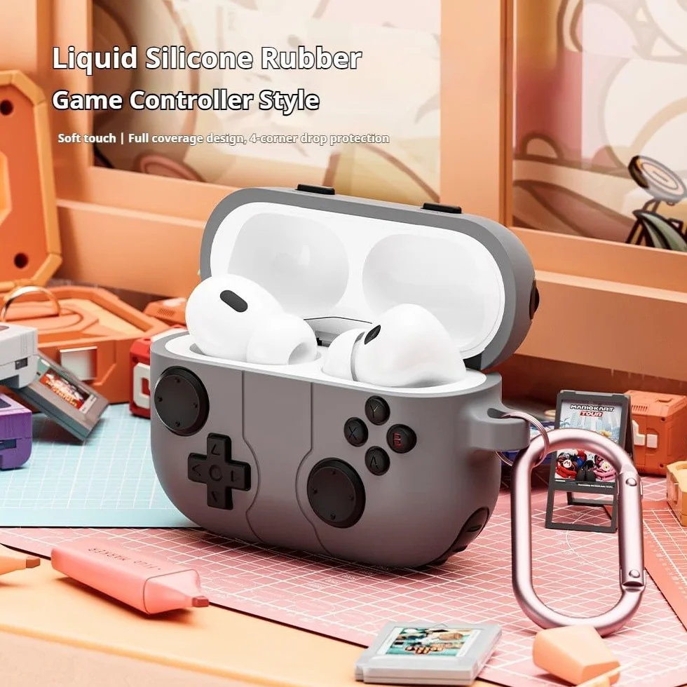 Generic etui kompatybilne z AirPods PRO 3. generacji (2025) (kolor: zielony) ochronna twarda tylna obudowa z twardego silikonu