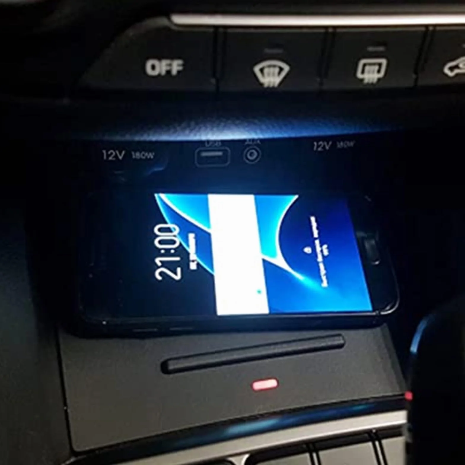 Dla Hyundai, Creta Cantus IX25 2015-2020 samochodowa bezprzewodowa ładowarka QI do telefonu szybka ładowarka Panel ładowania Pad uchwyt do ładowania Bezprzewodowa ładowarka samochodowa