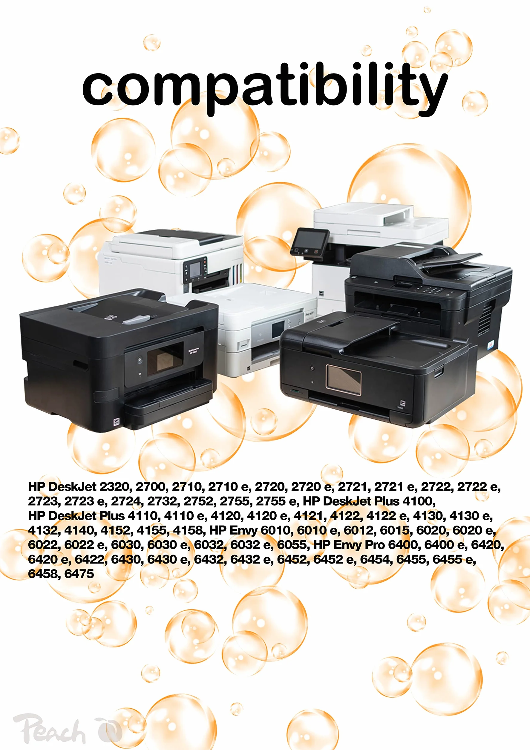 Peach H305/307 głowice do drukarek XL (BK, C) zastępuje HP nr 305XL, 6ZA94AE np. HP Envy 6010, HP Envy 6030, HP DeskJet Plus 4122 e, HP Envy 6030 e, HP DeskJet 2721 e, HP Desk. Jet 2710