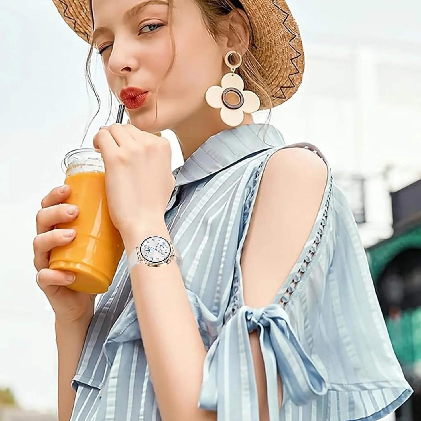 Miękki silikonowy pasek do Huawei Watch GT5 41mm GT4 41mm Garmin Venu 2S Venu 3S 18mm