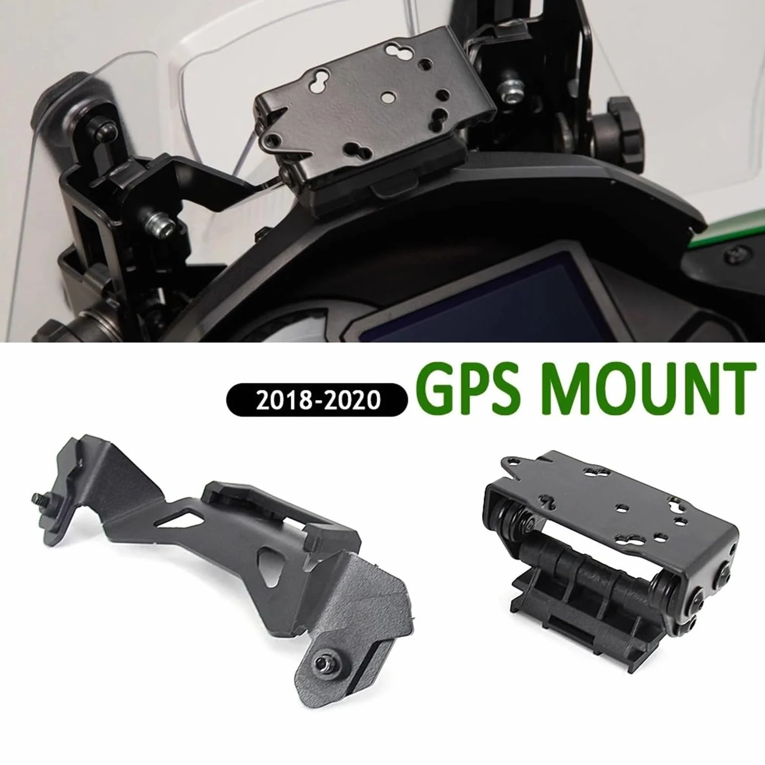 Motocyklowy uchwyt nawigacyjny GPS Pasuje do Kawasaki Versys 1000, akcesoria, uchwyt nawigacji GPS, 2018, 2019, 2020 Uchwyt do nawigacji GPS uchwyt(BC)