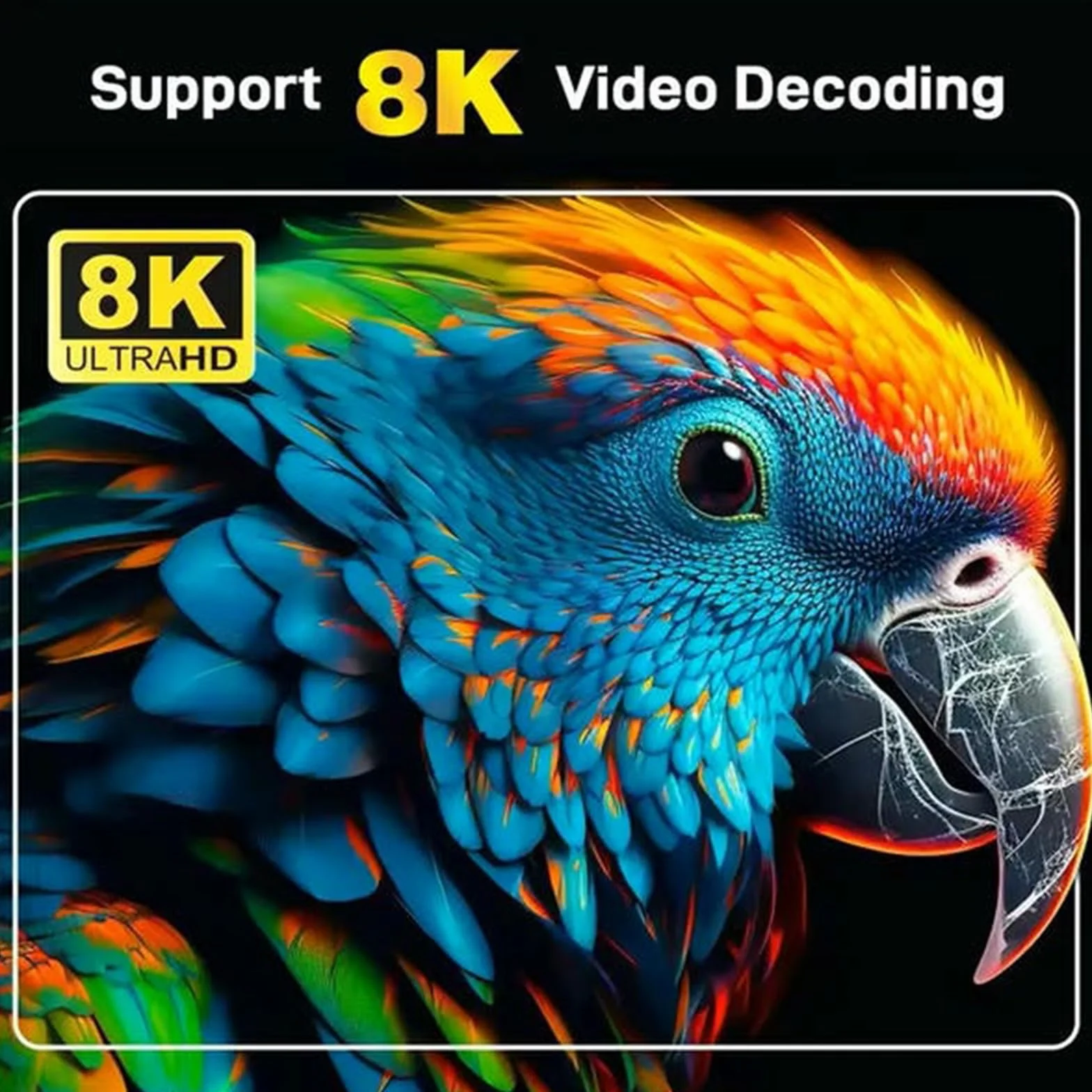 Android 13 TV 2 GB + 16 GB 8K Wi‑Fi 6 Voice Remote