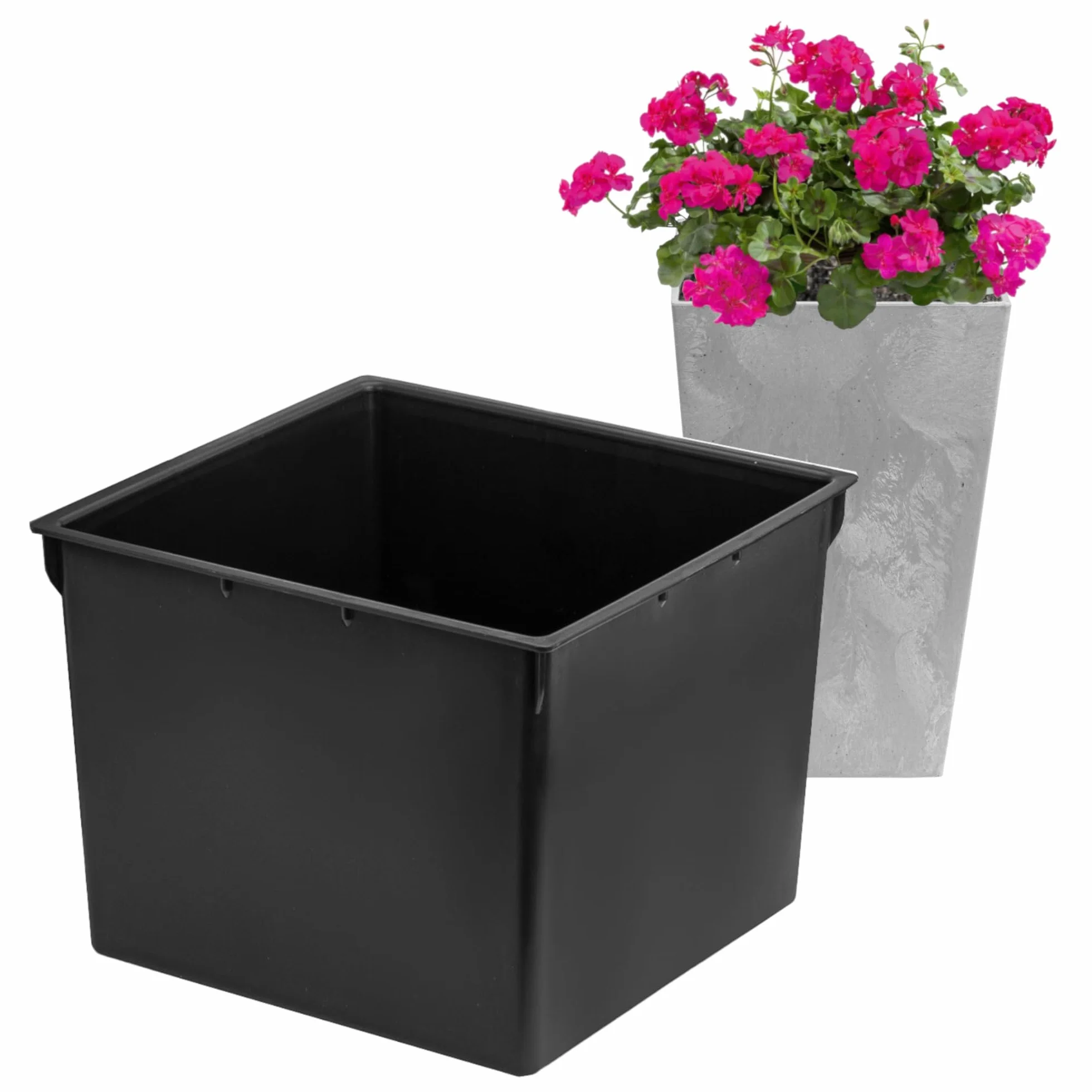 Prosperplast Wkład do doniczki kwadratowy 8 l 22x22x17 cm