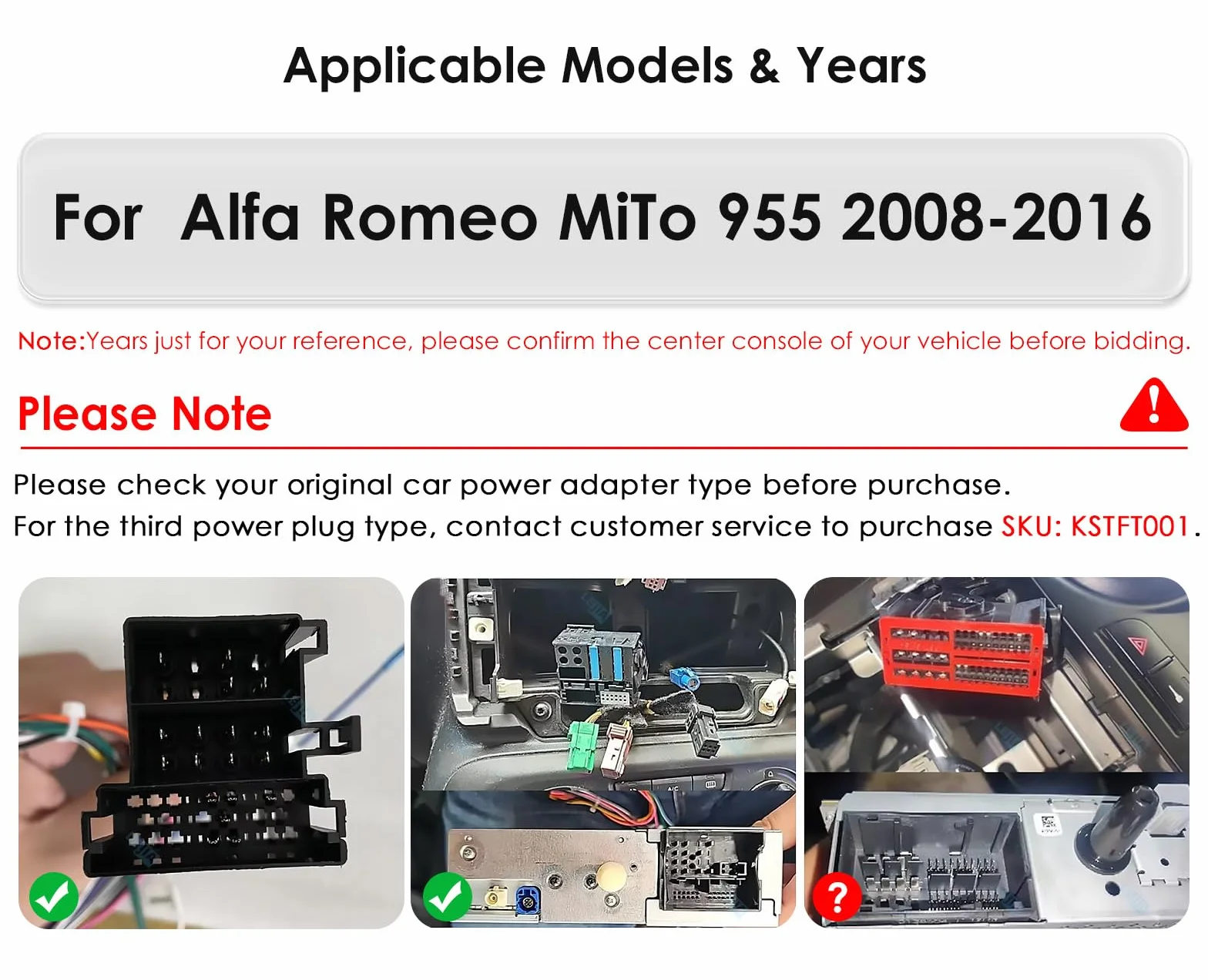 Ossuret Radio samochodowe do Alfa Romeo MiTo 955 (2008-2016), 9 cali Android 13 Ekran dotykowy 2+32 GB GPS nawigacja z Carplay Android Auto WiFi Bluetooth sterowanie kierownicą