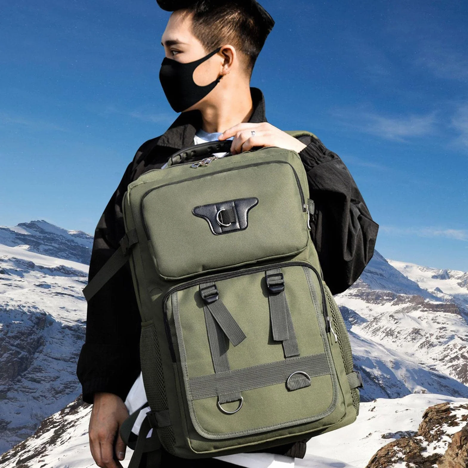 Torba rowerowa | Wygodny pakiet alpinistyczny o du?ej pojemno?ci | torba szkolna Plecak laptopa College Niezb?dne wyposa?enie kempingowe dla ? ?czyzn i kobiet Yunmiao