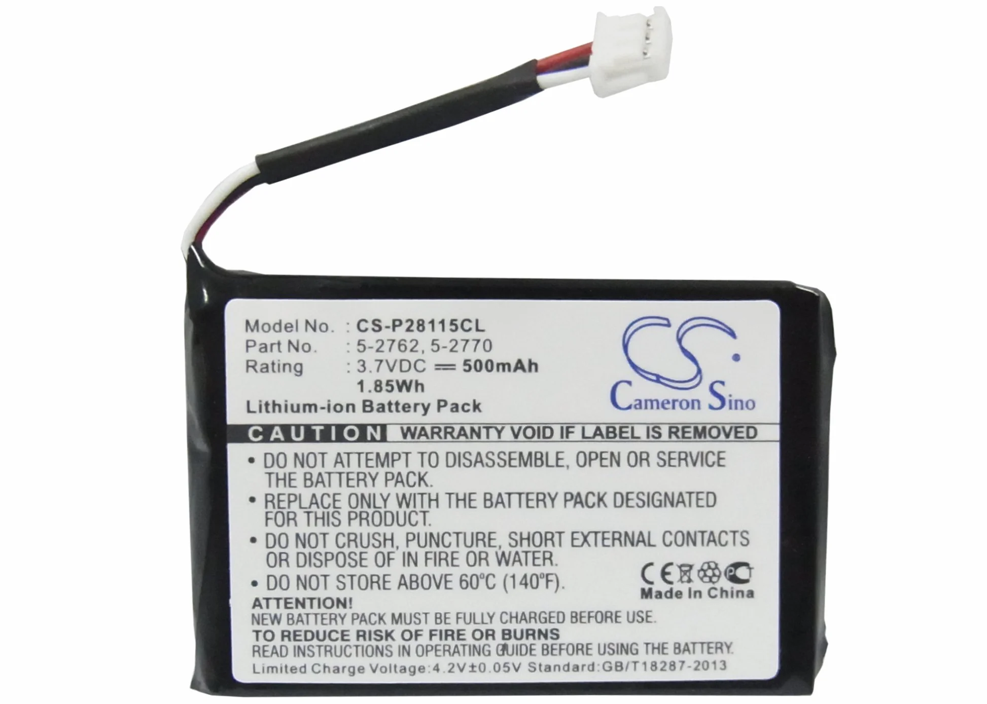 Cameron Sino CS-P28115CL bateria 500mAh / 3.7V / 1.85Wh