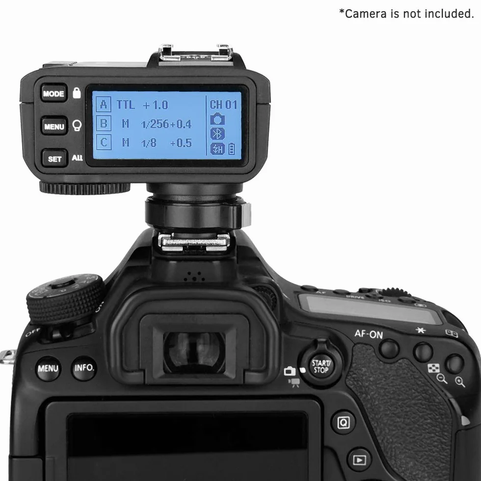 Godox X2T-C E-TTL II bezprzewodowy wyzwalacz lampy błyskowej 1/8000s HSS 2.4G bezprzewodowy nadajnik wyzwalający kompatybilny z aparatem Canon DSLR Godox V1 TT685C TT350C V860II-C TT600 AD200 AD200Pro