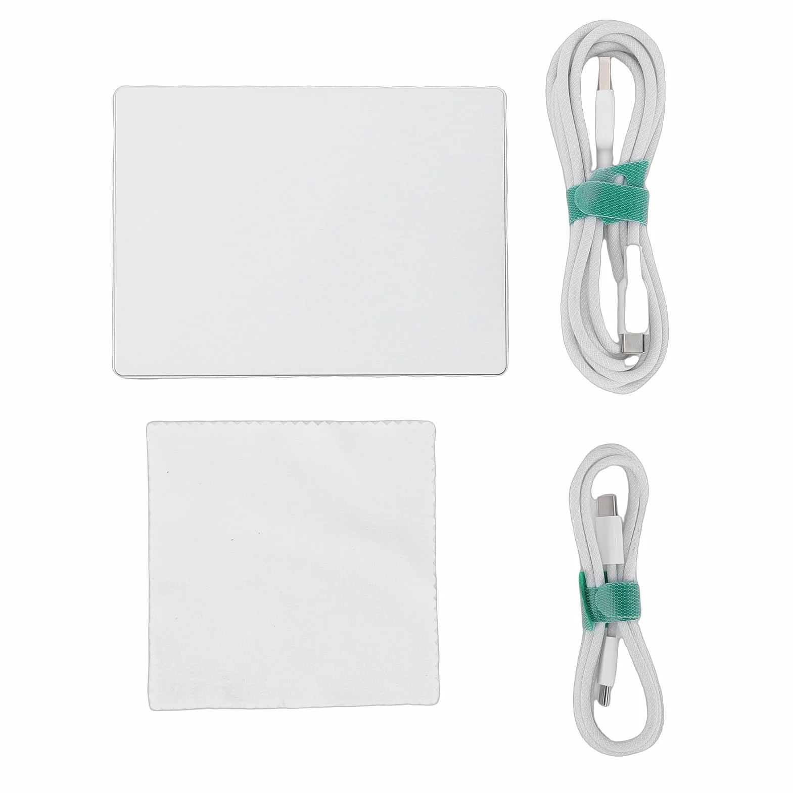 Przewodowy Gładzik USB, Duża, Ultracienka, Przenośna Mysz z Touchpadem i obsługą Wielu Gestów, do Komputera Stacjonarnego i Laptopa (WHITE)
