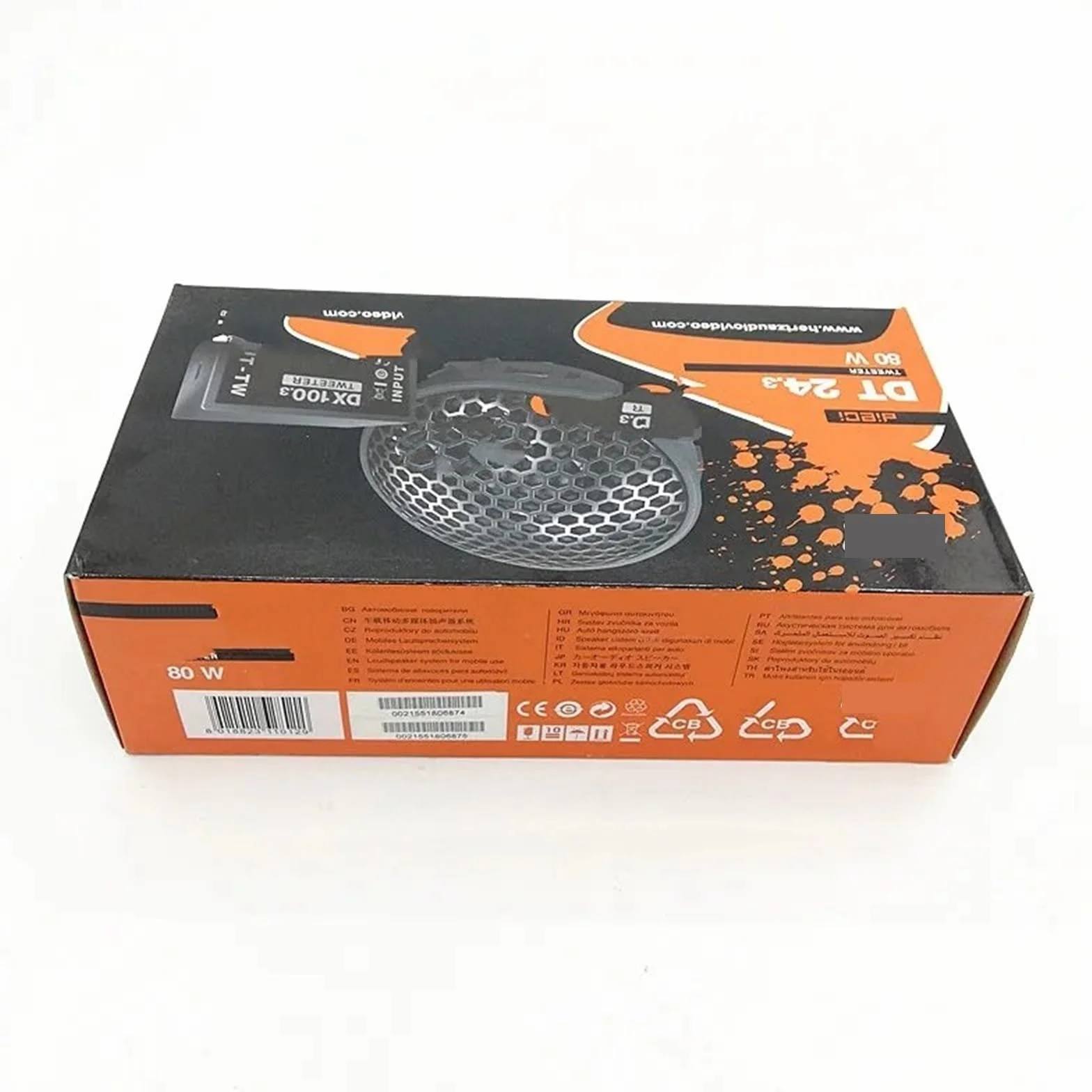 Car Audios 1 zestaw 34mm 80W pasuje do głośnika wysokotonowego z kopułką jedwabną Wysoka czułość Gładka mała głowica sopranów Głośnik Samochodowy